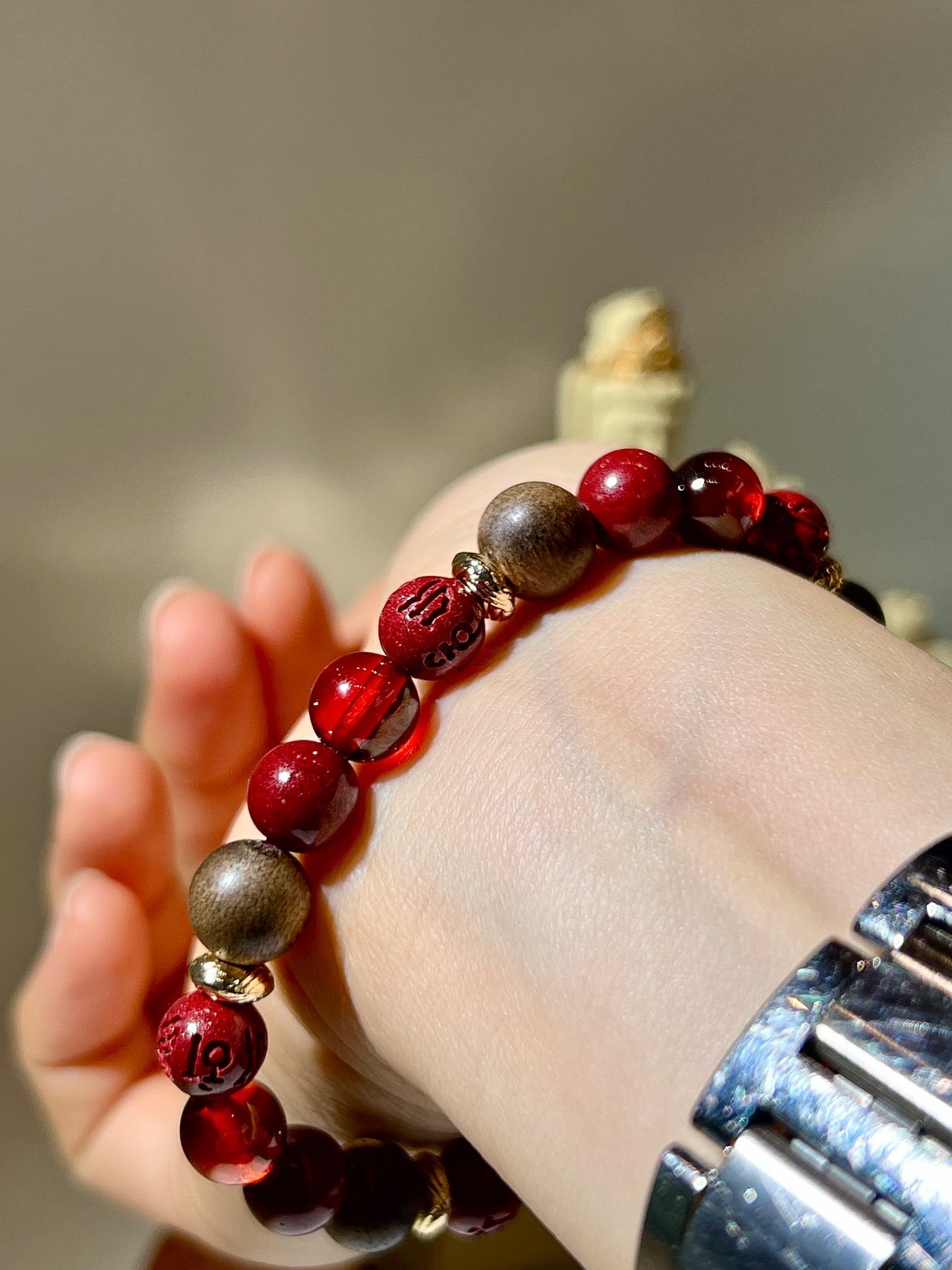 頂級硃砂定制 (檀香+水龍珠、化解阻礙、寧神靜心)