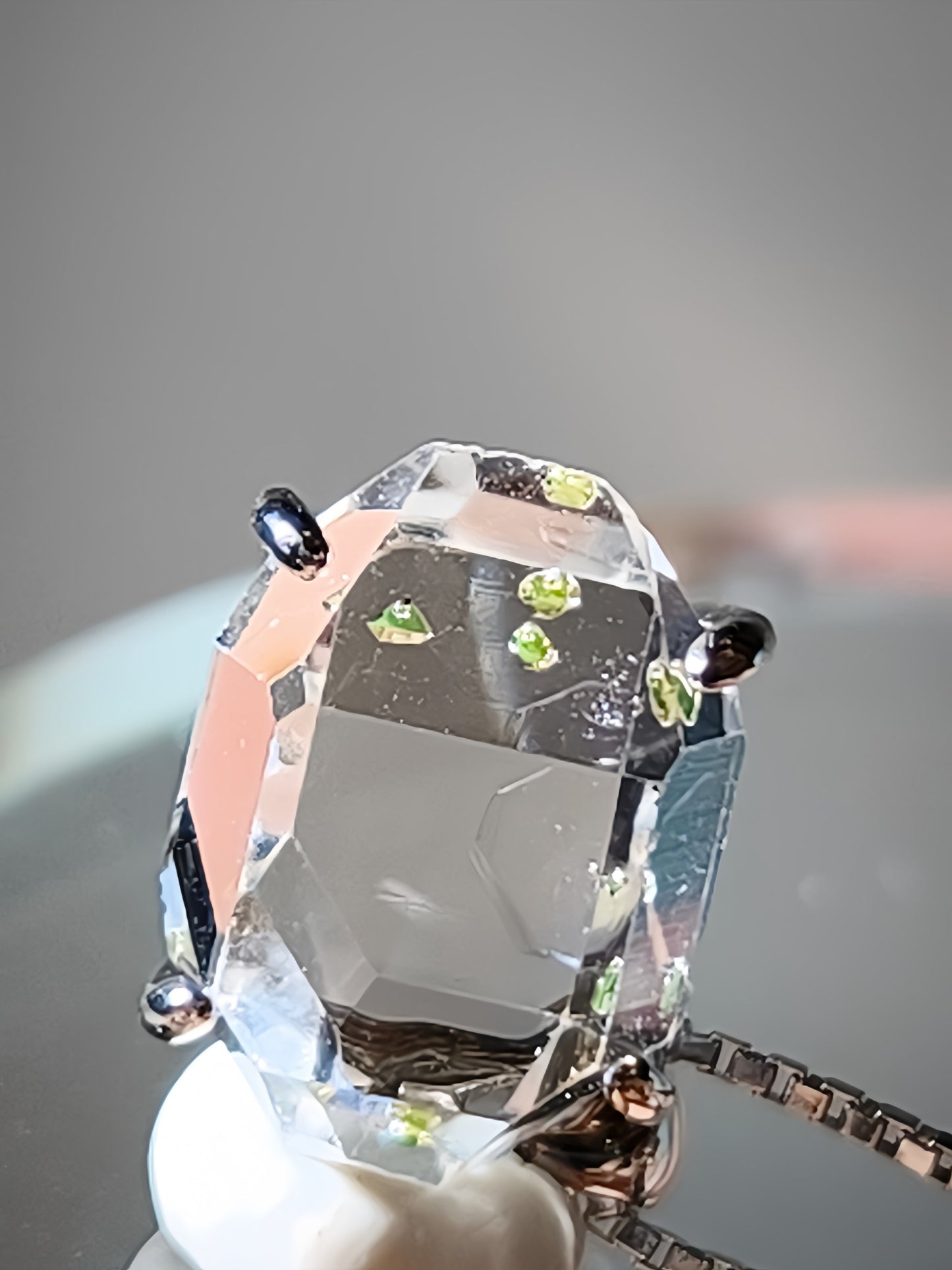 Herkimerdiamond 閃靈鑽吊墜 赫基蒙閃靈鑽 閃靈鑽 閃靈鑽功效 香港閃靈鑽 水晶原石 雙尖水晶 黃金油膽閃靈鑽
