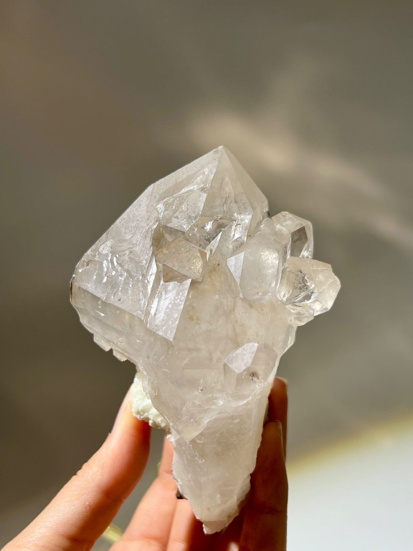權杖水晶 骨幹權杖 權杖白水晶 scepter quartz scepter crystal 白水晶 晶簇 骨幹水晶 水晶柱 天然水晶 南無水晶