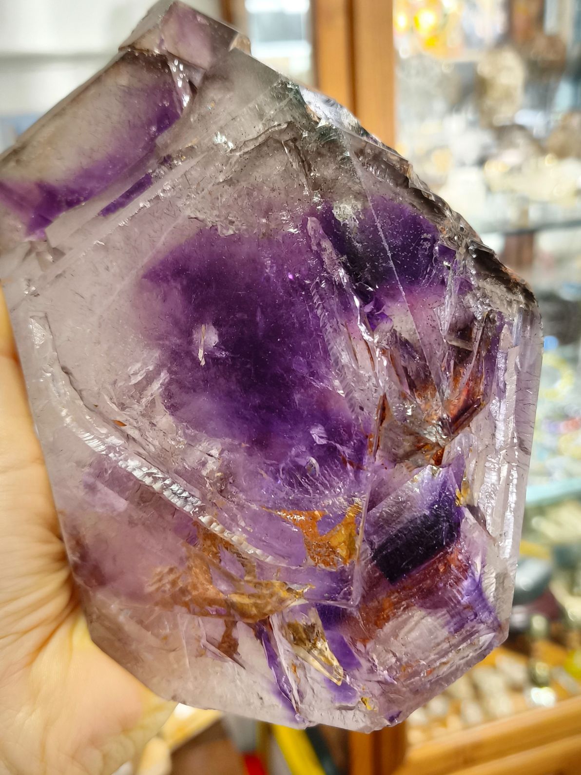 超級七骨幹 骸骨超級七 私人採購 老礦 激活眉心輪 Super Seven Skeletal Quartz 南無水晶 骨幹超級七是什麽 超級七骨幹原石功效