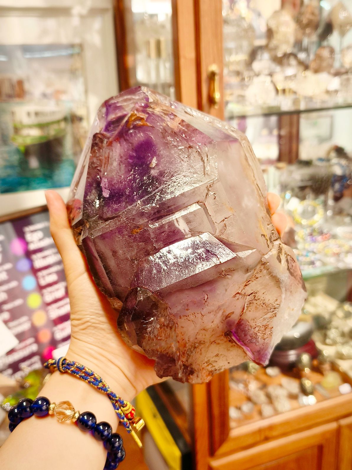 超級七骨幹 骸骨超級七 私人採購 老礦 激活眉心輪 Super Seven Skeletal Quartz 南無水晶 骸骨空窗
