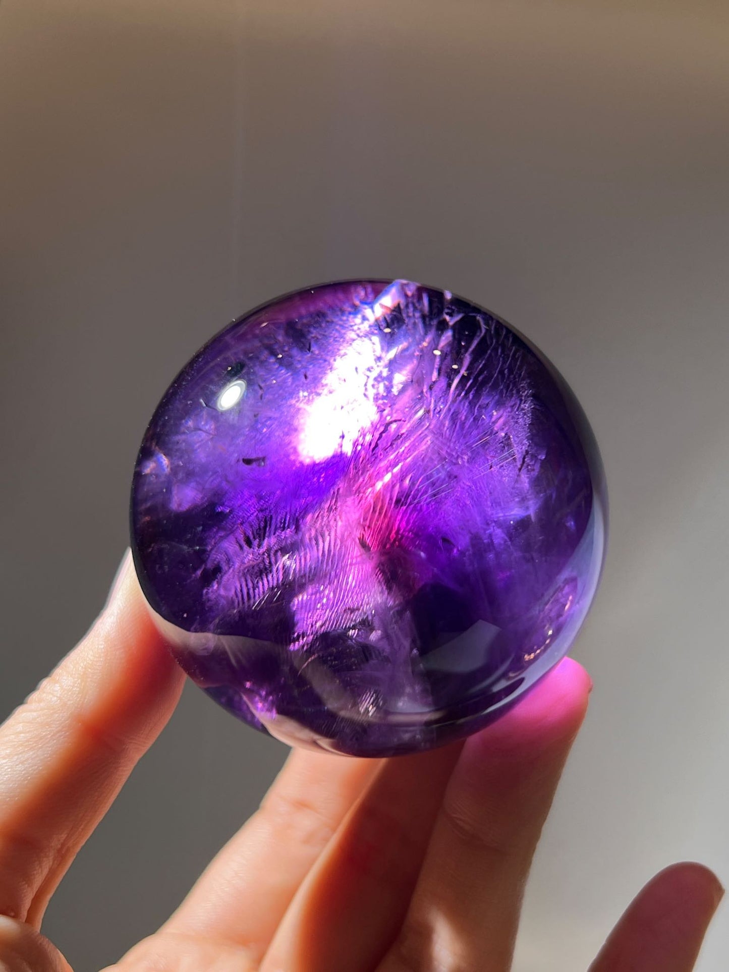 紫晶球 水晶球 紫水晶 權杖水晶 晶球 紫水晶功效 紫晶功效 風水晶球 紫晶擺設 水晶擺設 南無水晶 namucrystal amethyst ball
