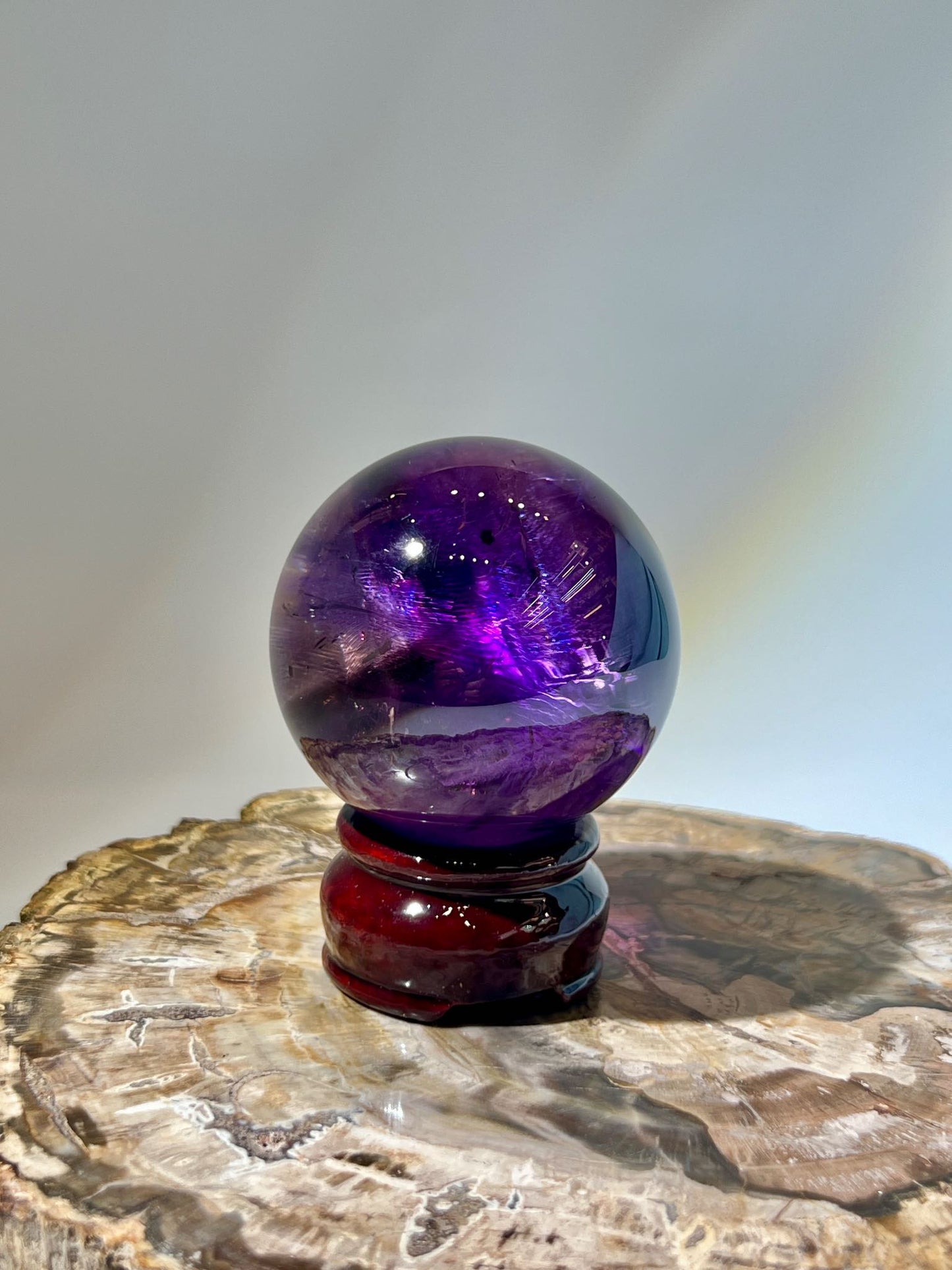 紫晶球 水晶球 紫水晶 權杖水晶 晶球 紫水晶功效 紫晶功效 風水晶球 紫晶擺設 水晶擺設 南無水晶 namucrystal amethyst ball