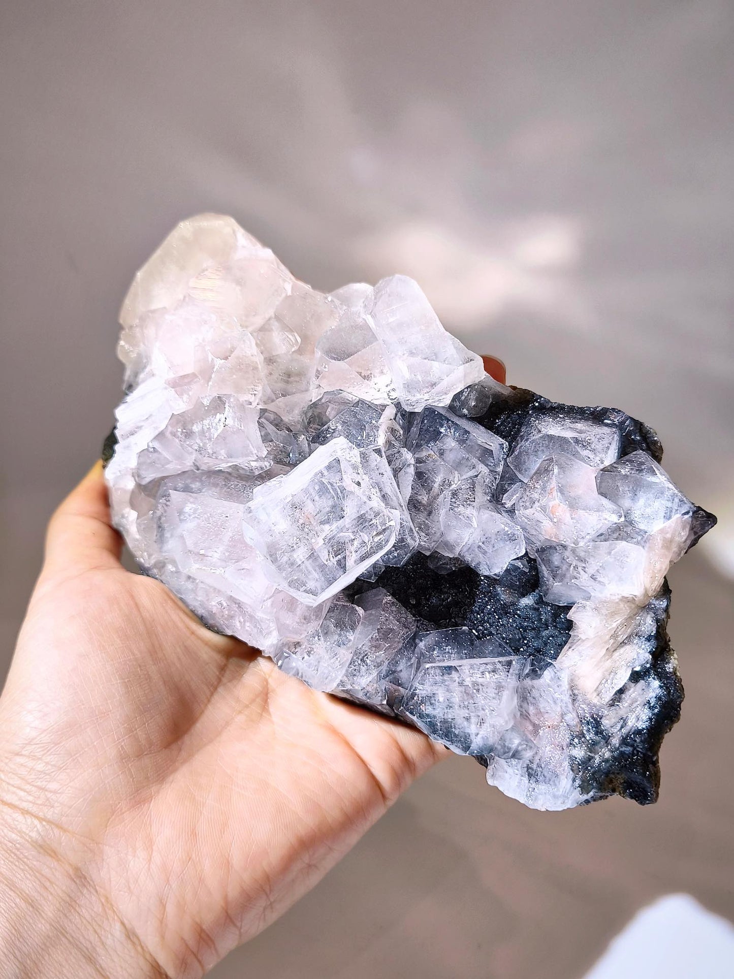 黑沙糖 黑鑽魚眼石 黑色魚眼石 魚眼石 鑽石魚眼石 apophyllite india 適用於海底輪穩定與靈性提升