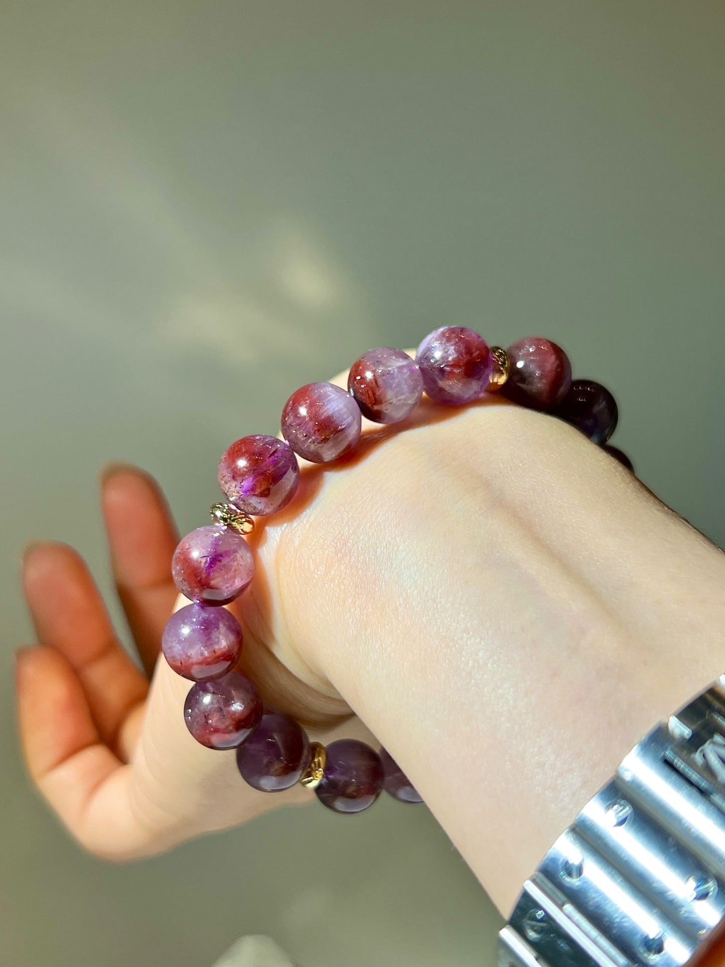 極光23 極光水晶 極光天眼 天眼極光 auralite crystal auralite23 南無水晶 極光水晶功效 namucrystal 貴人運 提升專注力 紅極光 紫極光水晶 極光23手鏈