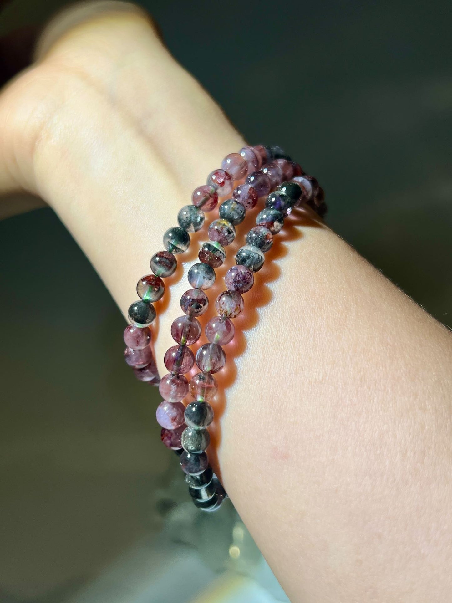 極光 23 三色極光 四色極光 極光 23 手鏈 auralite23 bracelet 極光23三圈