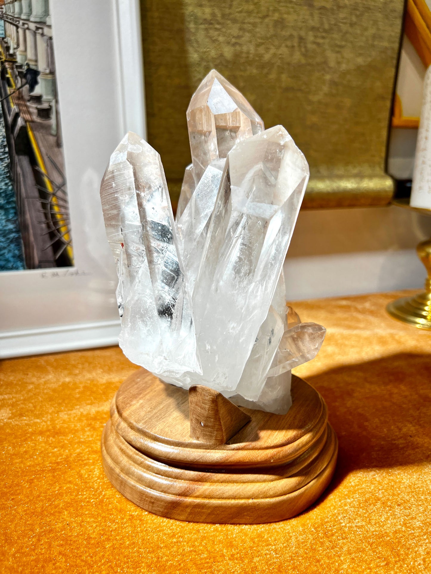 粗柱幹白水晶