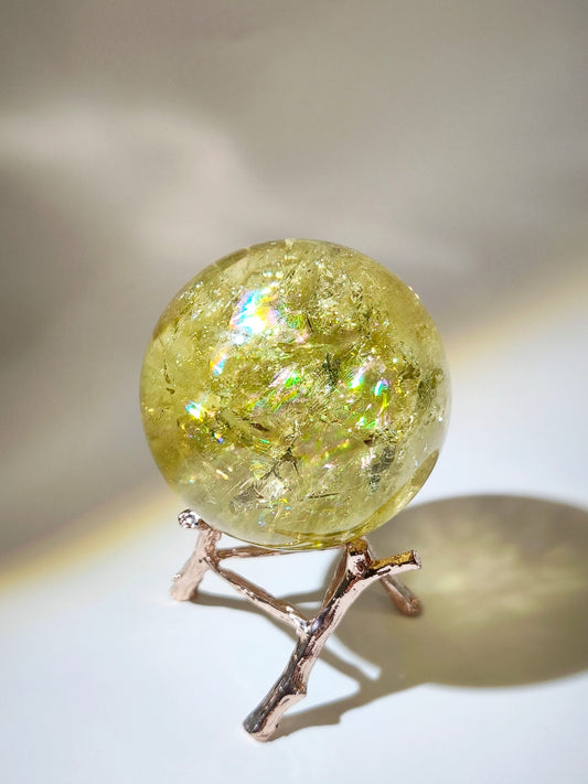 黃水晶球(職場心境穩定・招財聚福)