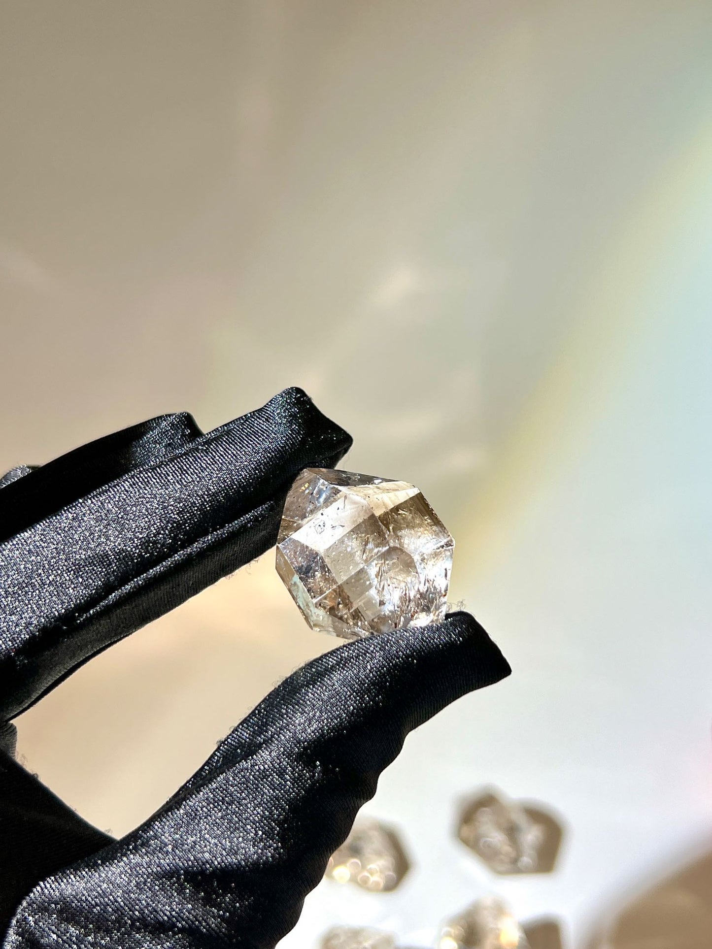 美國閃靈鑽 赫基蒙閃靈鑽 太陽輪水晶 財運水晶 金色水晶 黃色水晶 閃靈鑽 閃靈鑽功效 香港閃靈鑽 herkimerdiamond
