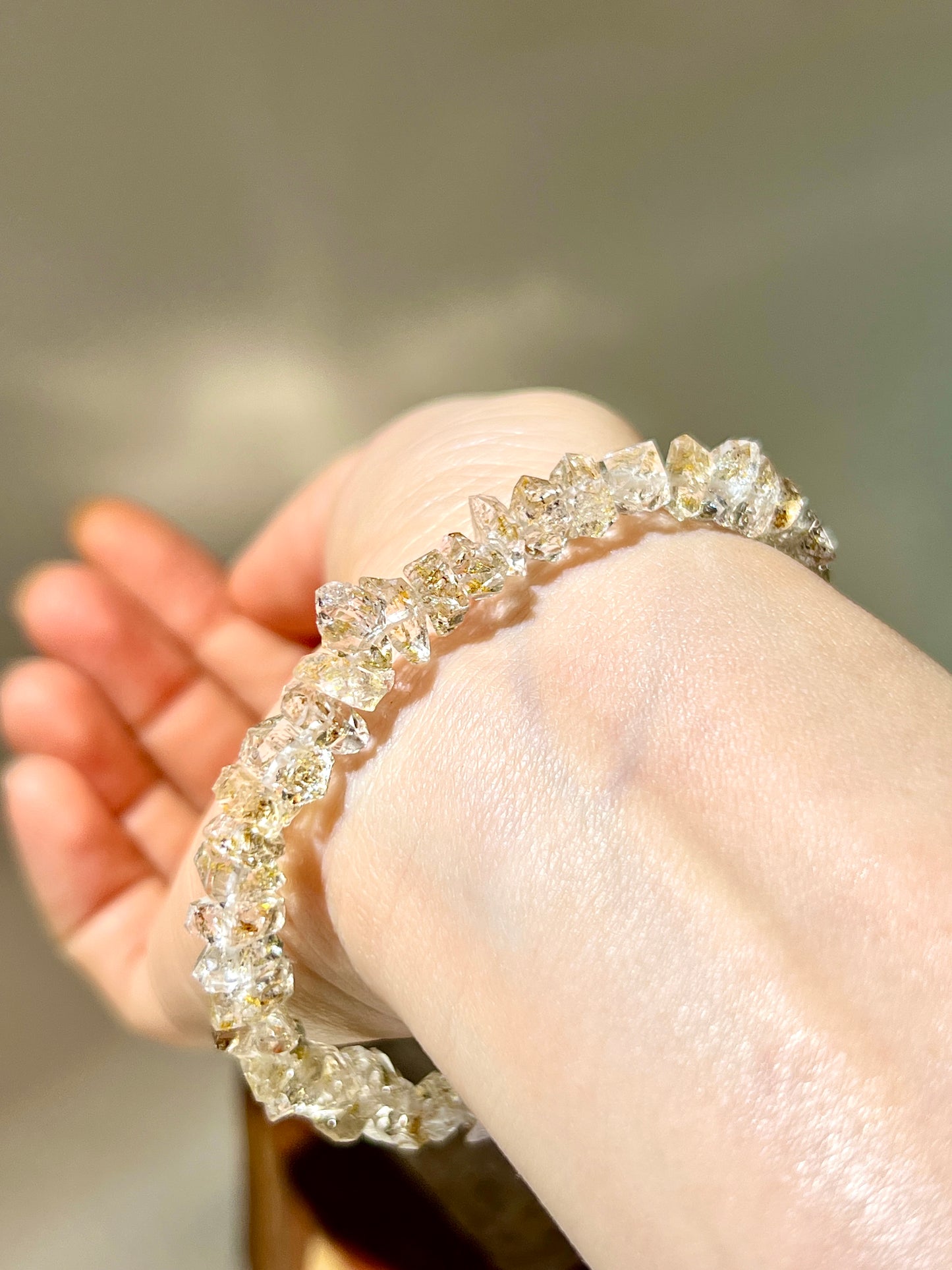 巴基斯坦閃靈鑽 油膽閃靈鑽 Herkimer diamond perkier diamond 閃靈鑽 閃靈鑽手鏈 香港閃靈鑽 南無水晶 namucrystal 閃靈鑽水晶