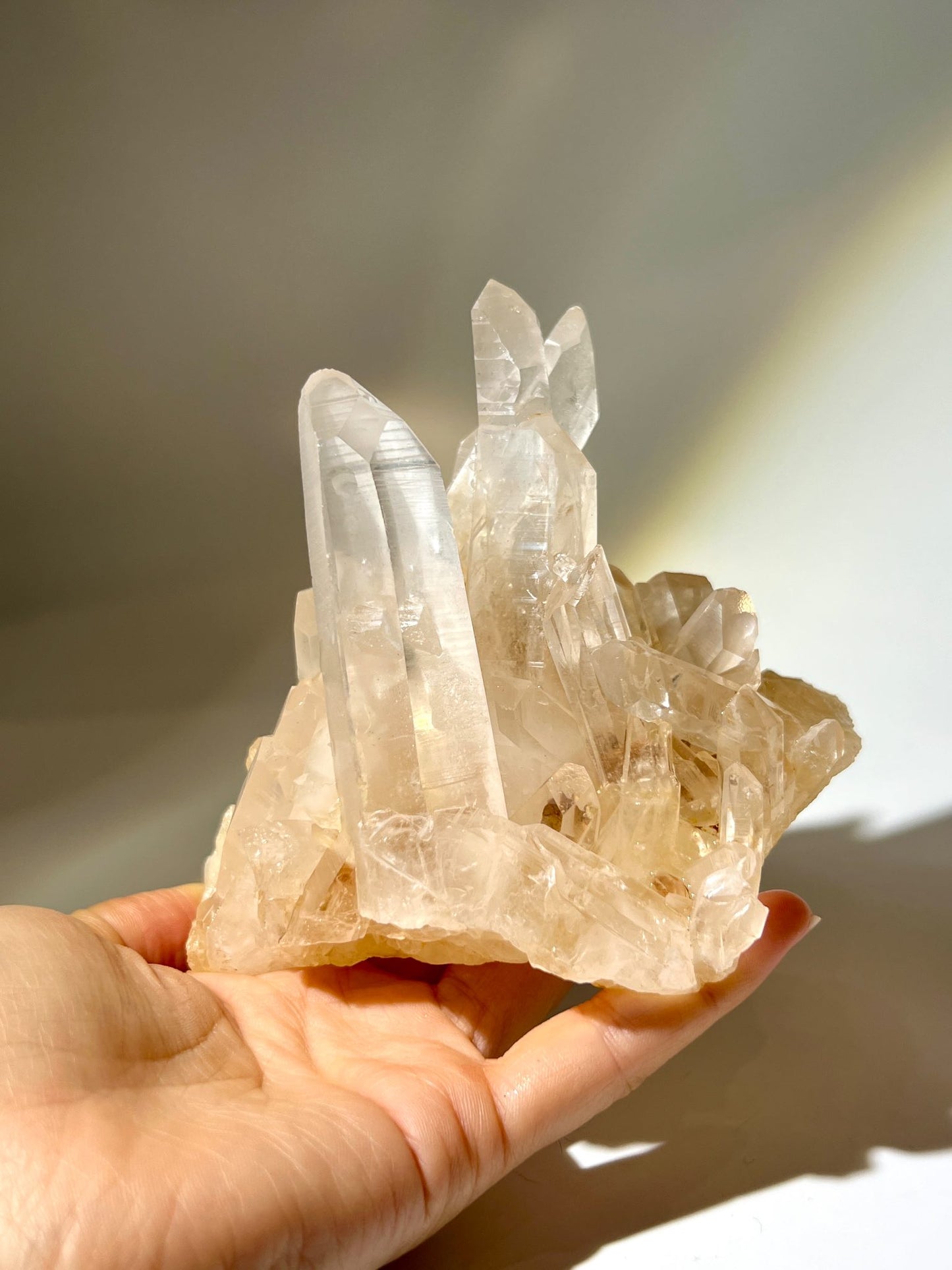列姆水晶 雷姆水晶 列姆利亞 雷姆利亞 列姆利亞水晶 Lemurian Crystal Cluster 白晶簇 白水晶 水晶簇 雷射激光柱 淨化水晶