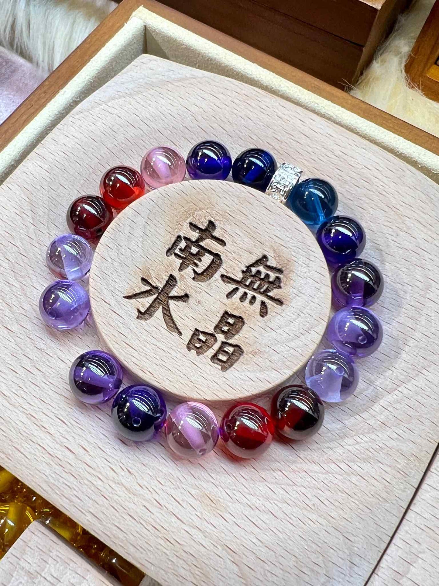 藍色水龍珠 水龍珠 紫色水龍珠 水龍珠功效 佛教 加持飾物 水龍珠手鏈 香港水龍珠 招財手鏈 藍水龍珠 彩色水龍珠 紅色水龍珠