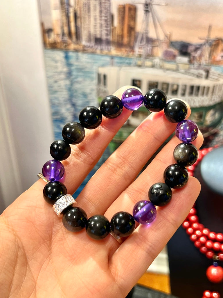 【身體平安】水龍珠、黑曜石、彩曜石、金曜石