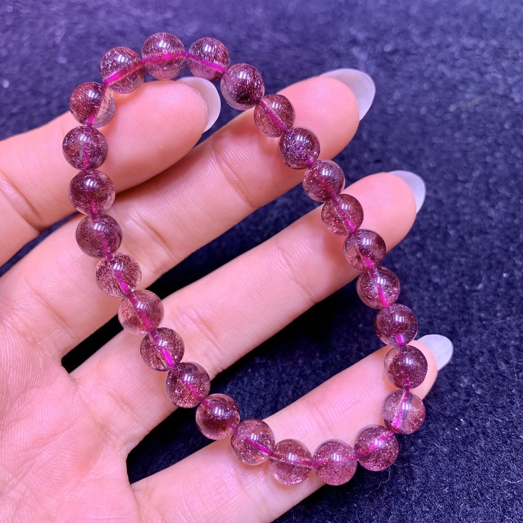 煙花紅超七 紅超七手鏈 紅超七 超七手鏈 煙花超七 超級七 超七水晶 南無水晶 namucrystal 超七手串 超級七手串 超級七水晶 煙花超級七