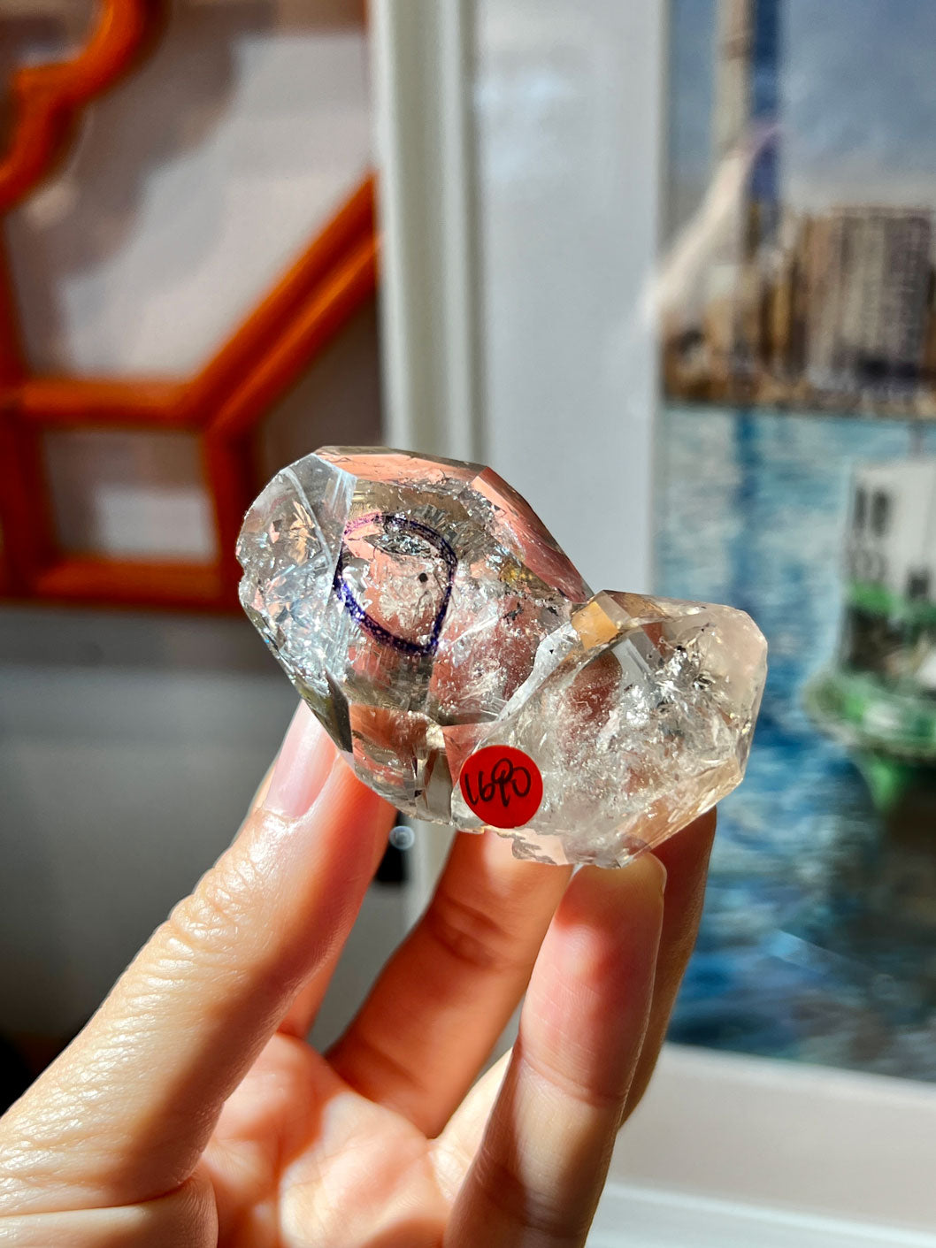 愛心閃靈鑽水晶