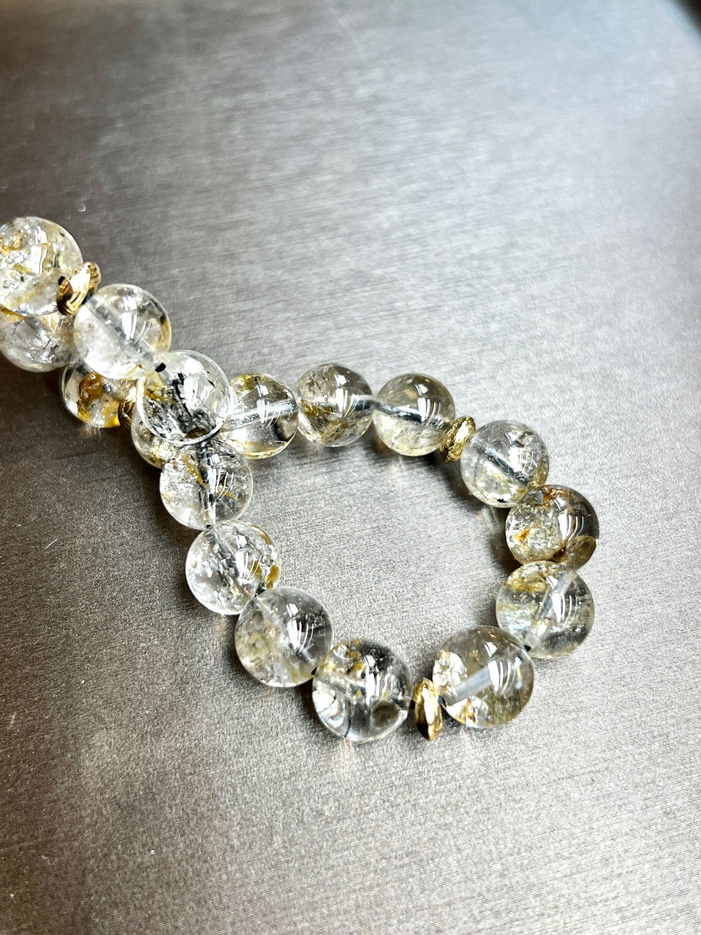 閃靈鑽水晶手鏈 10MM 頂輪水晶