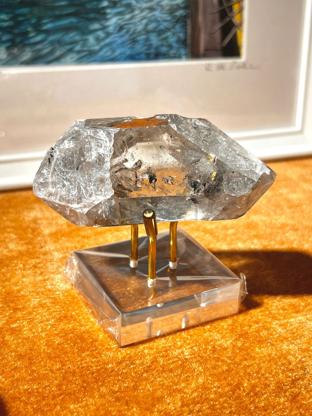 赫基蒙(閃靈鑽)Herkimer Diamond