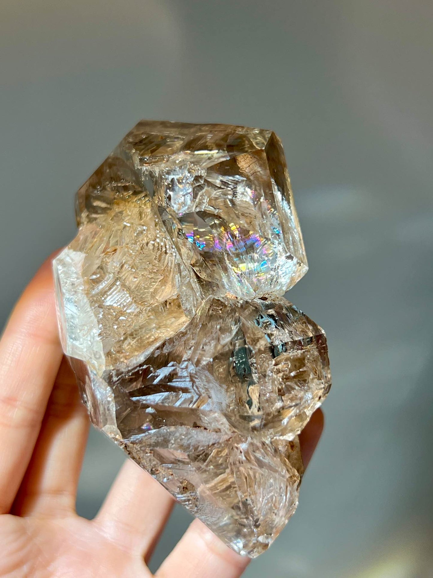 骸骨閃靈鑽 骸骨水晶 skeletal Herkimer diamond 美國閃靈鑽 赫基蒙閃靈鑽 閃靈鑽 香港閃靈鑽 白水晶 白晶 水晶 天然水晶 南無水晶 namucrystal 骸骨水晶 skeletal quartz