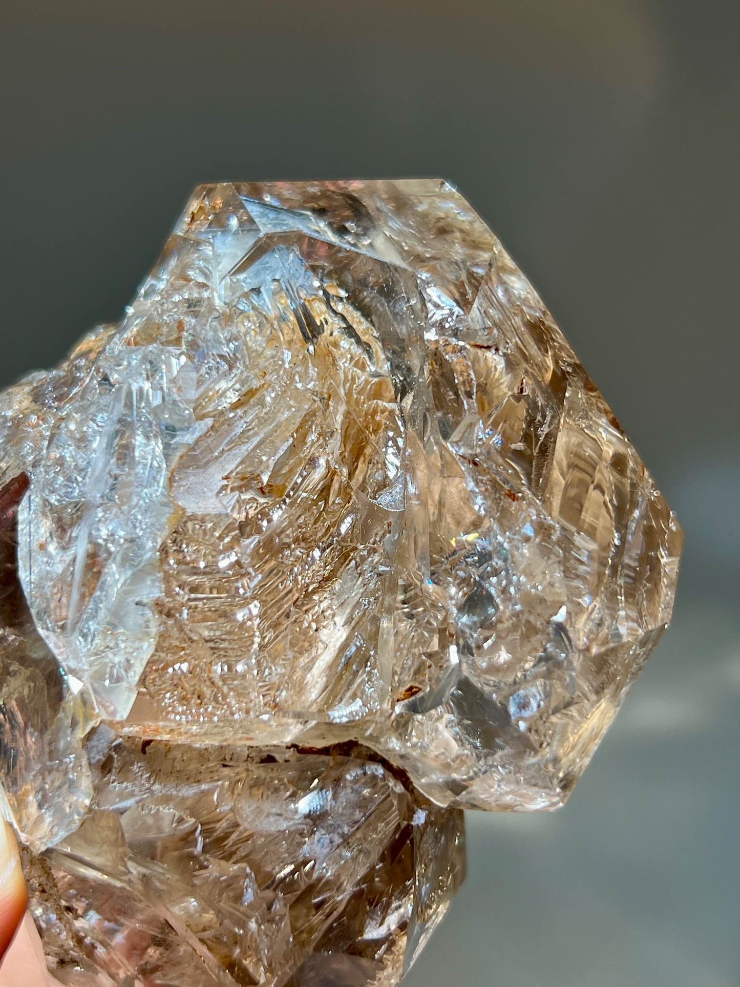 骸骨閃靈鑽 骸骨水晶 skeletal Herkimer diamond 美國閃靈鑽 赫基蒙閃靈鑽 閃靈鑽 香港閃靈鑽 白水晶 白晶 水晶 天然水晶 南無水晶 namucrystal 骸骨水晶 骸骨空窗