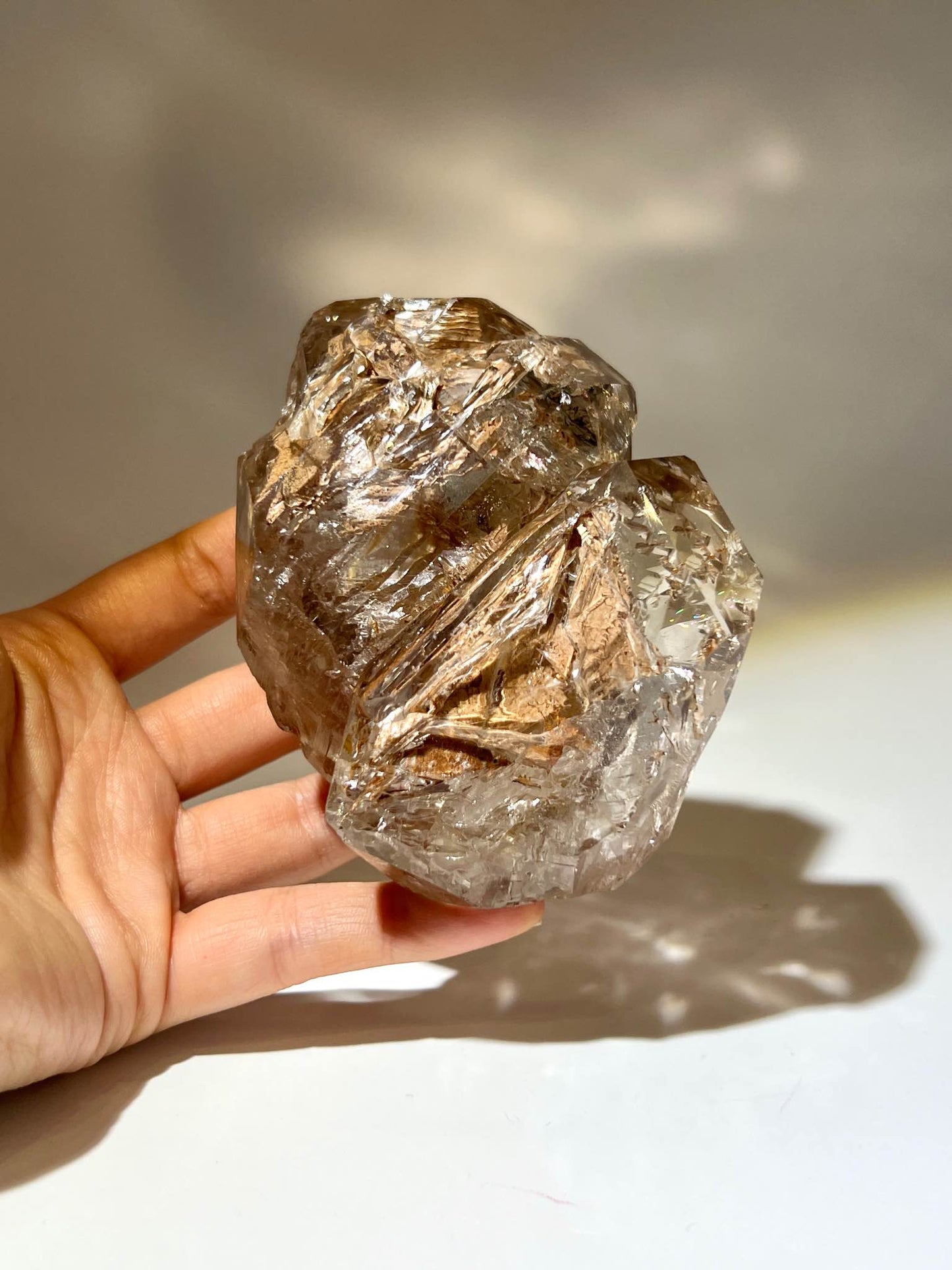 巴基斯坦閃靈鑽 骸骨閃靈鑽 骸骨水晶 skeletal Herkimer diamond 美國閃靈鑽 赫基蒙閃靈鑽 閃靈鑽 香港閃靈鑽 白水晶 白晶 水晶 天然水晶 南無水晶 namucrystal