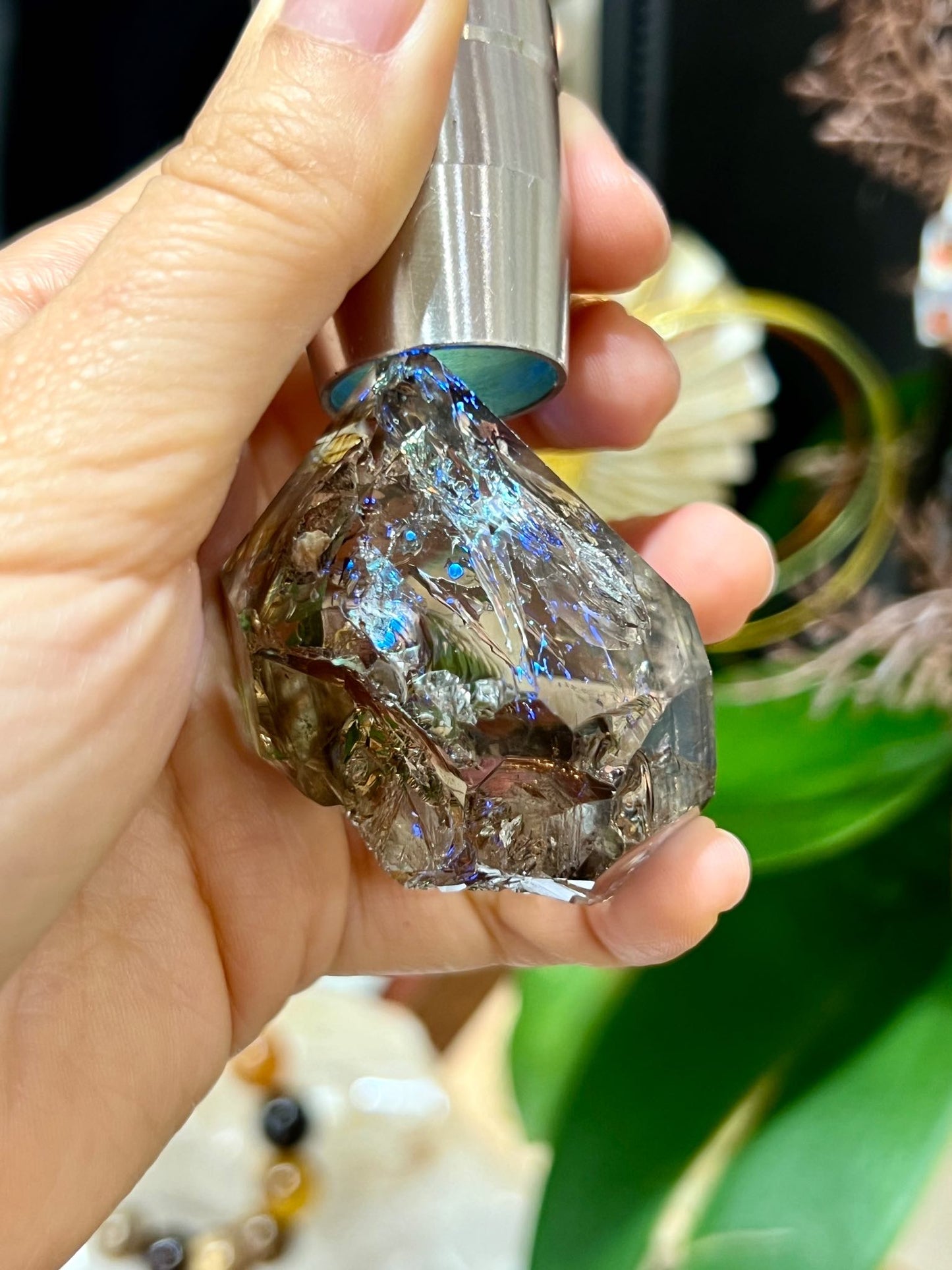 茶晶 茶晶閃靈鑽 閃靈鑽 閃靈鑽功效 香港閃靈鑽 油膽閃靈鑽 閃靈鑽淨化 閃靈鑽原石 淨化水晶 水晶原石 香港水晶店 香港水晶 herkimerdiamond 煙晶 香港水晶
