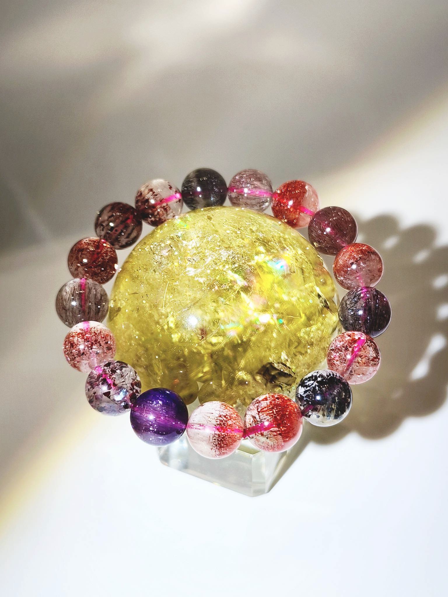 頂級超級七手鏈12-12.7MM｜藍超七・金草莓・骸骨・七脈輪全激活– 南無