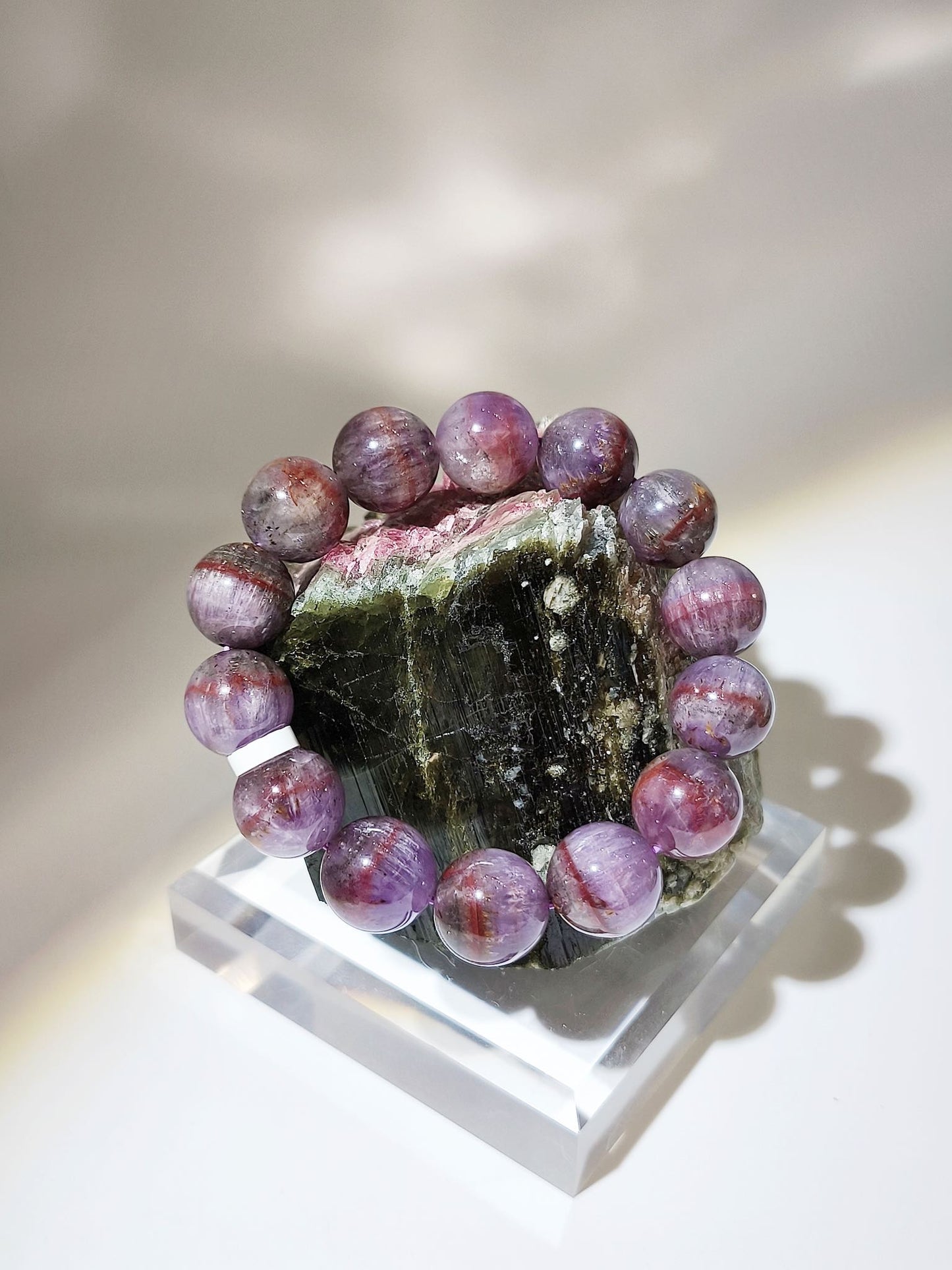 WatermelonTourmaline 西瓜碧璽原礦 南無水晶 西瓜碧璽功效 心輪水晶 強化心輪