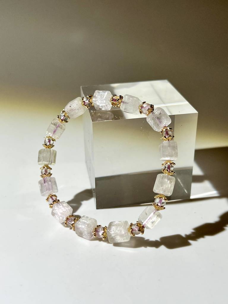 拉絲紫晶輝手鏈