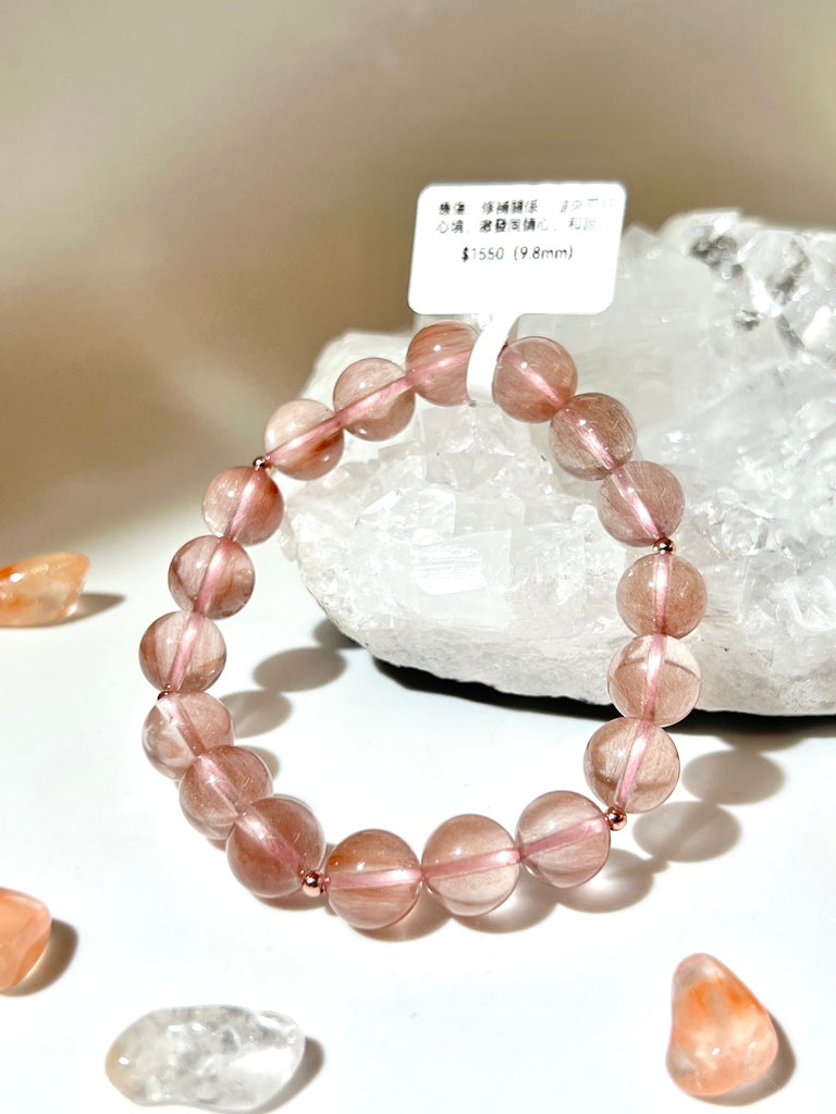 粉紅兔毛9.8MM