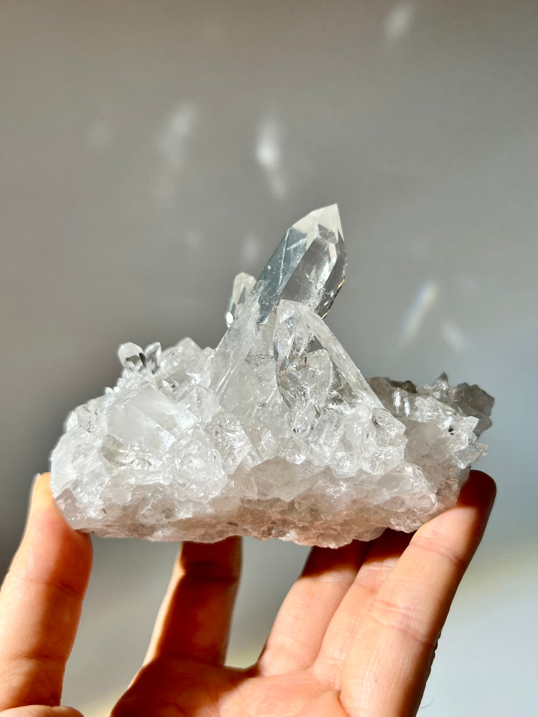 清透白晶簇
