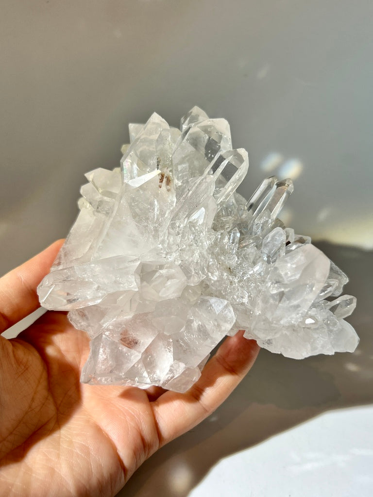 巴西白晶簇縫合水晶