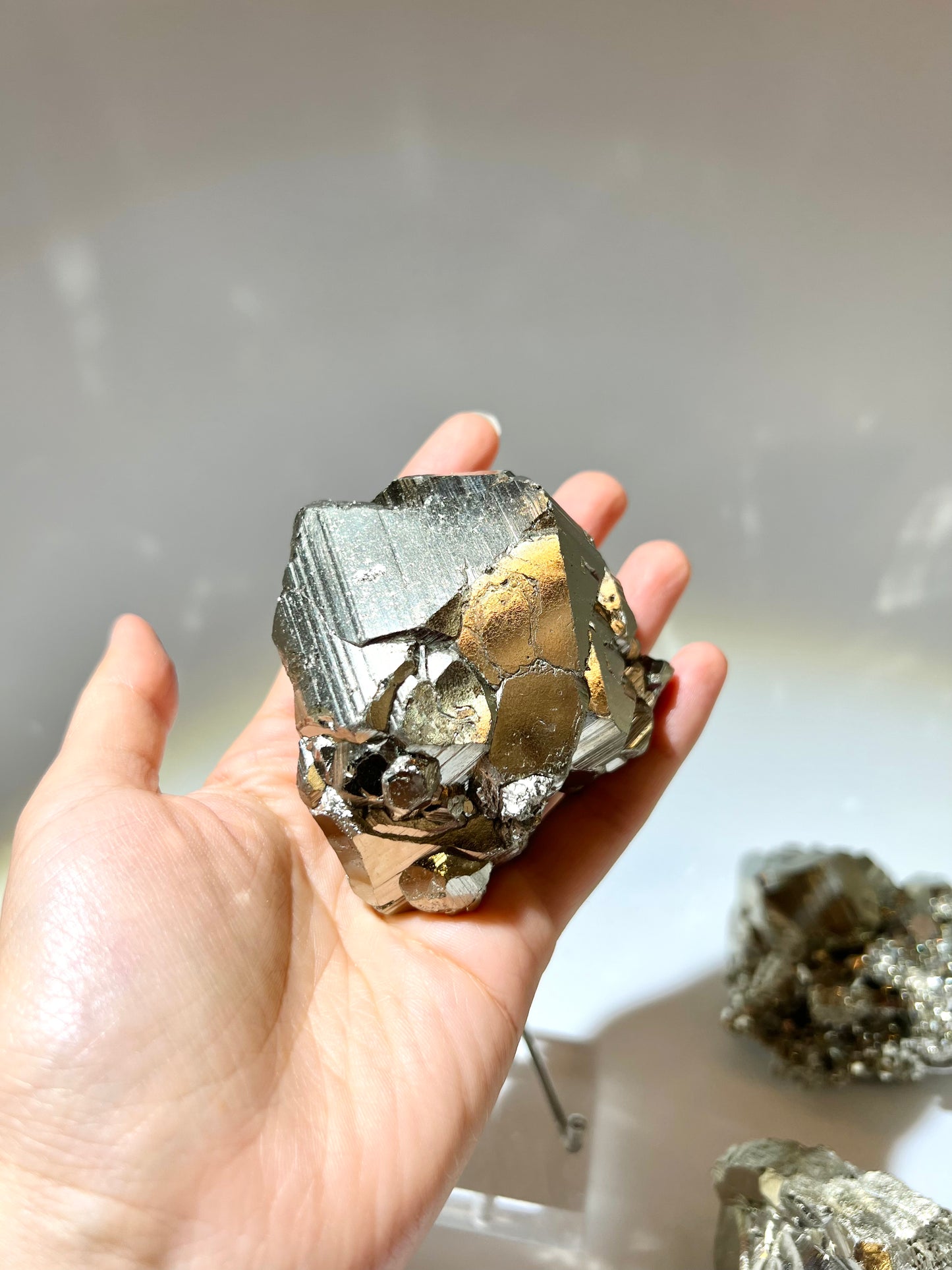 秘魯黃鐵礦原石 (大柱體 )