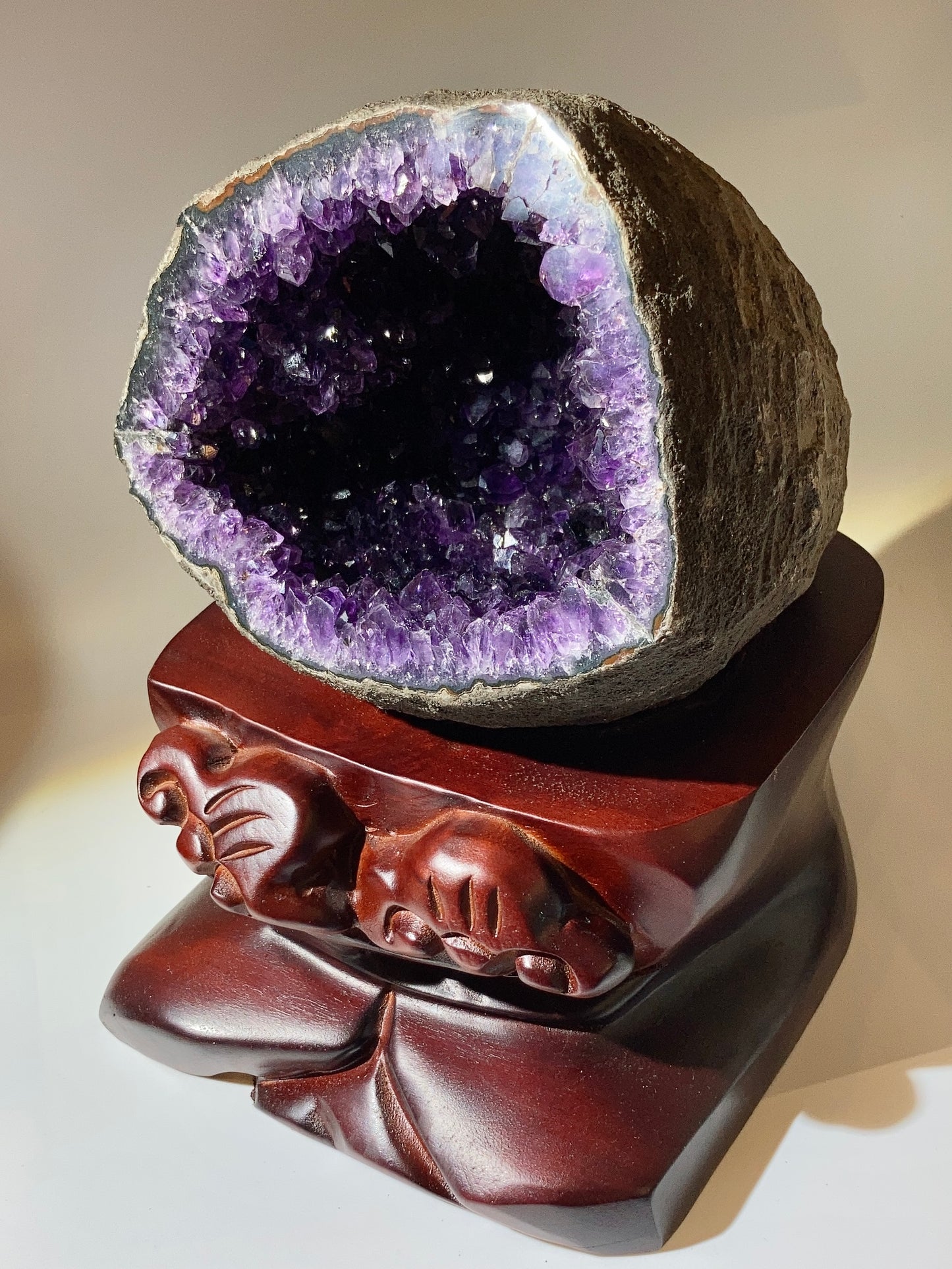 烏拉圭原皮錢袋子(送底座)