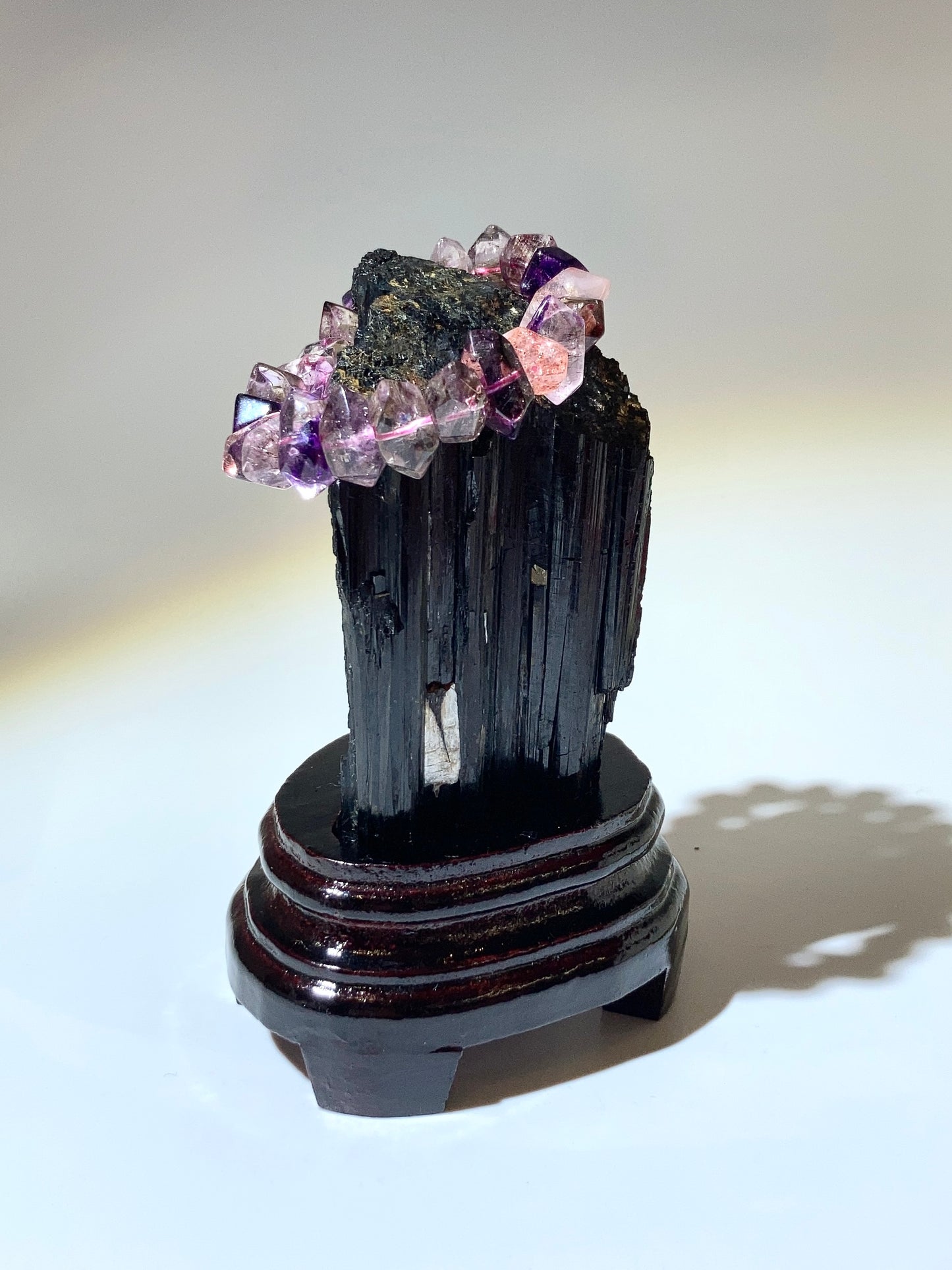 黑碧璽原石 - 𝑺𝒄𝒉𝒐𝒓𝒍 (附送底座)