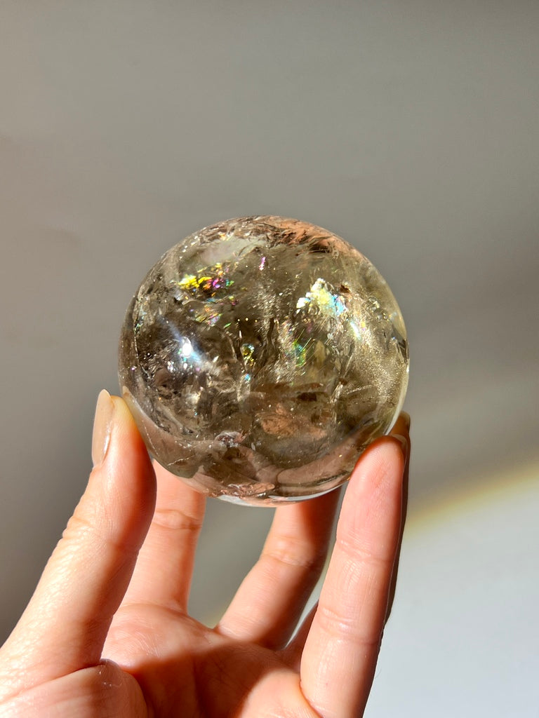 茶晶球 黃晶球 白晶球 水晶球功效 人緣 風水
