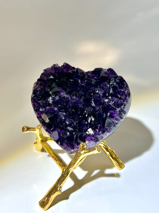 紫晶鎮 烏拉圭紫晶 招財 Amethyst Geode namucrystal 什麽是紫晶鎮 心型紫晶鎮 紫晶鎮功效