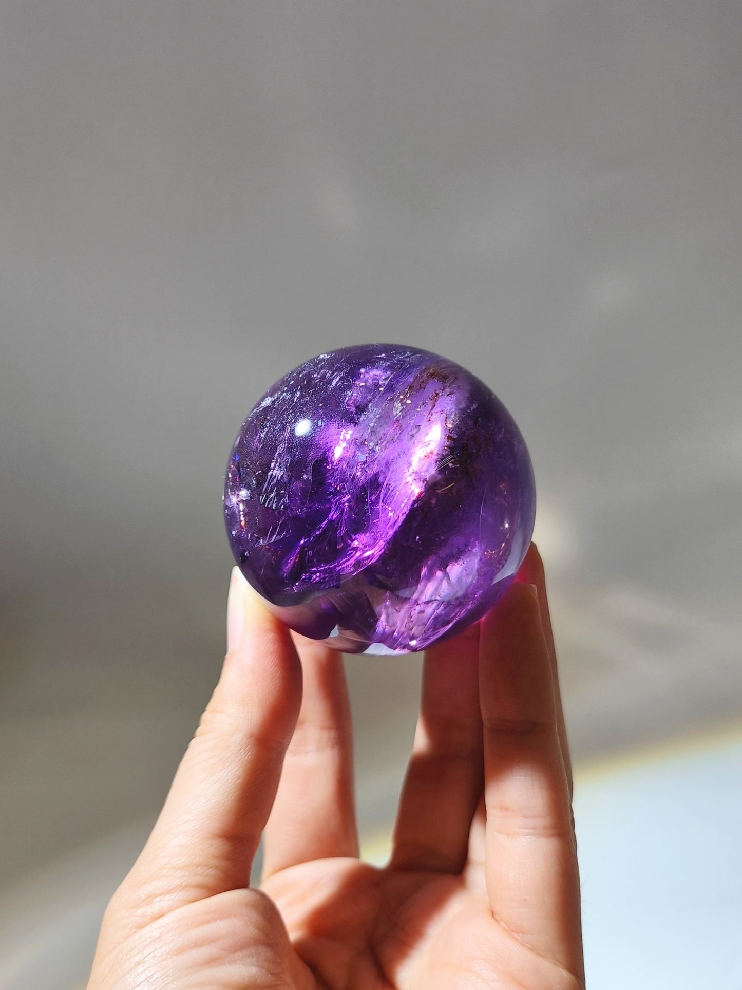 紫晶球 水晶球 紫水晶 權杖水晶 晶球 紫水晶功效 紫晶功效 風水晶球 紫晶擺設 水晶擺設 南無水晶 namucrystal Amethyst Quartz Sphere 權杖紫晶球