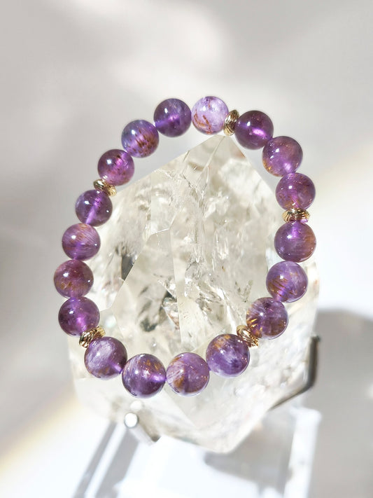達碧茲 Trapiche crystal 紫鈦晶 極光23 極光水晶 極光天眼 天眼極光 auralite crystal auralite23 南無水晶 極光水晶功效 namucrystal 貴人運 