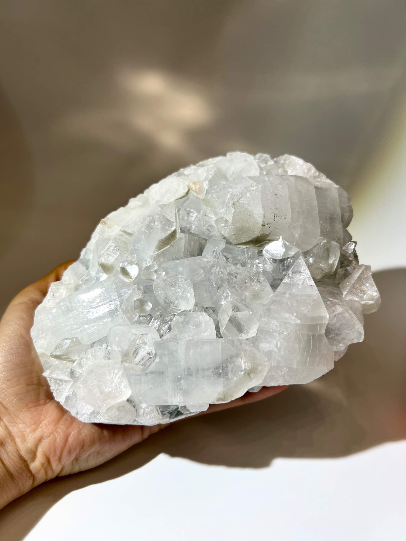 鑽石魚眼石 魚眼石 魚眼石功效 Apophyllite  魚眼石淨化 淨化水晶 水晶原石 印度魚眼石 淨化