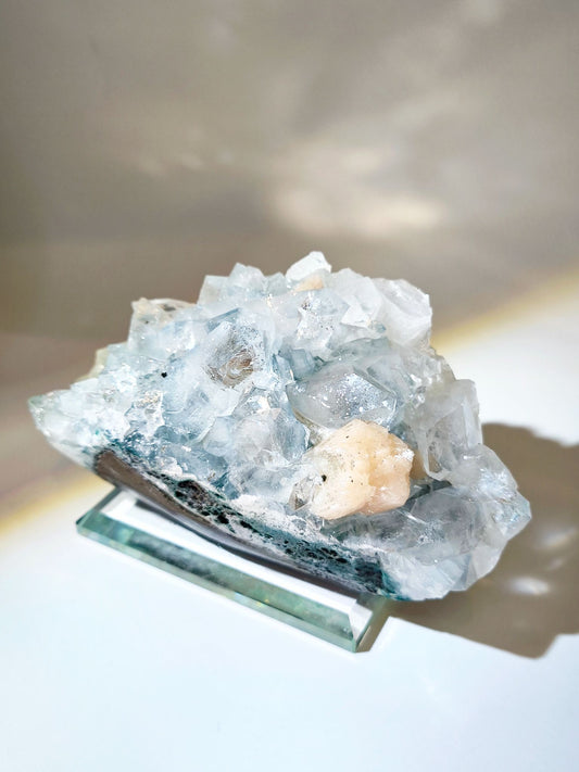 砂糖魚眼石 魚眼石 水晶能量淨化 Apophyllite India 印度魚眼石