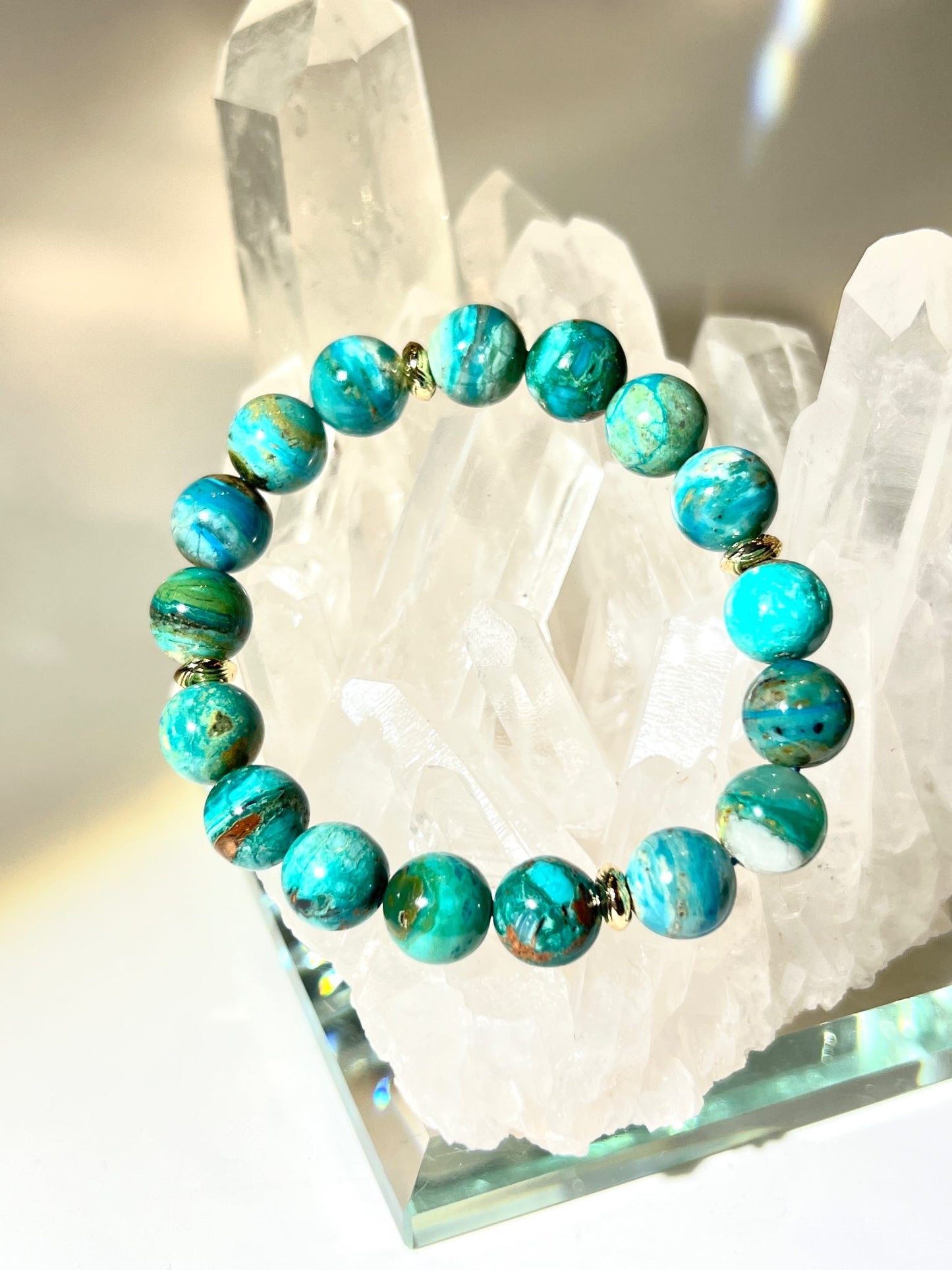 blue opal 藍澳寶 香港澳寶手鏈 平衡思緒並淨化內