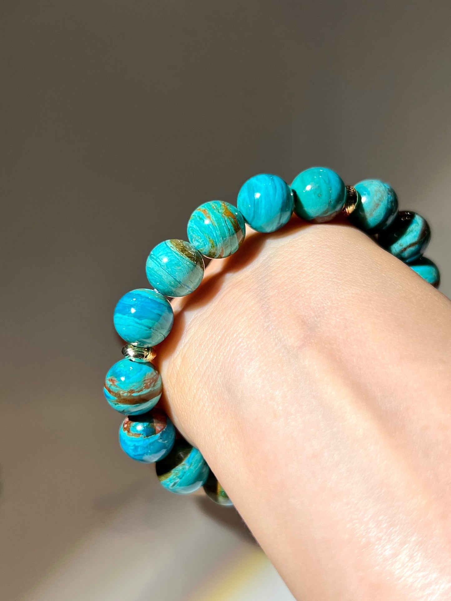 Blue Peruvian Opal 藍色澳寶手鏈 藍澳寶有什麼功效