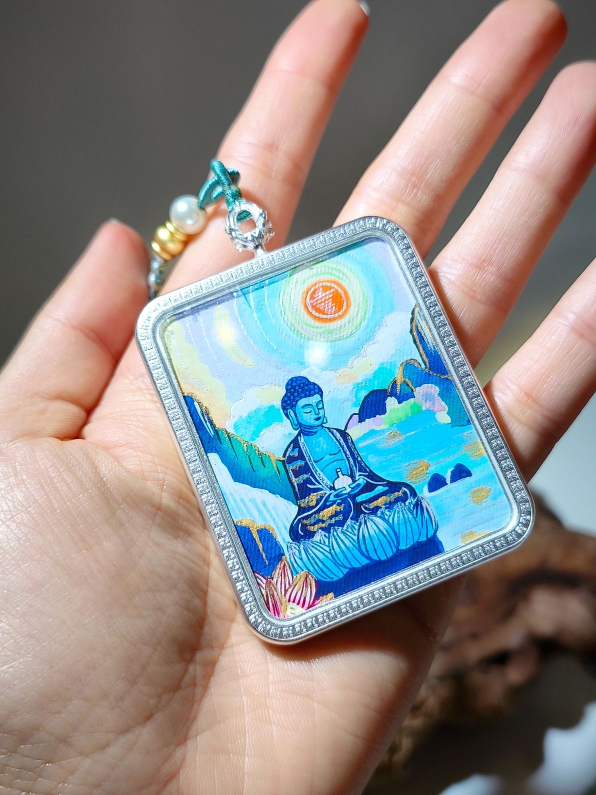 藍色藥師佛唐卡 Bhaisajyaguru 藥師佛是什麽