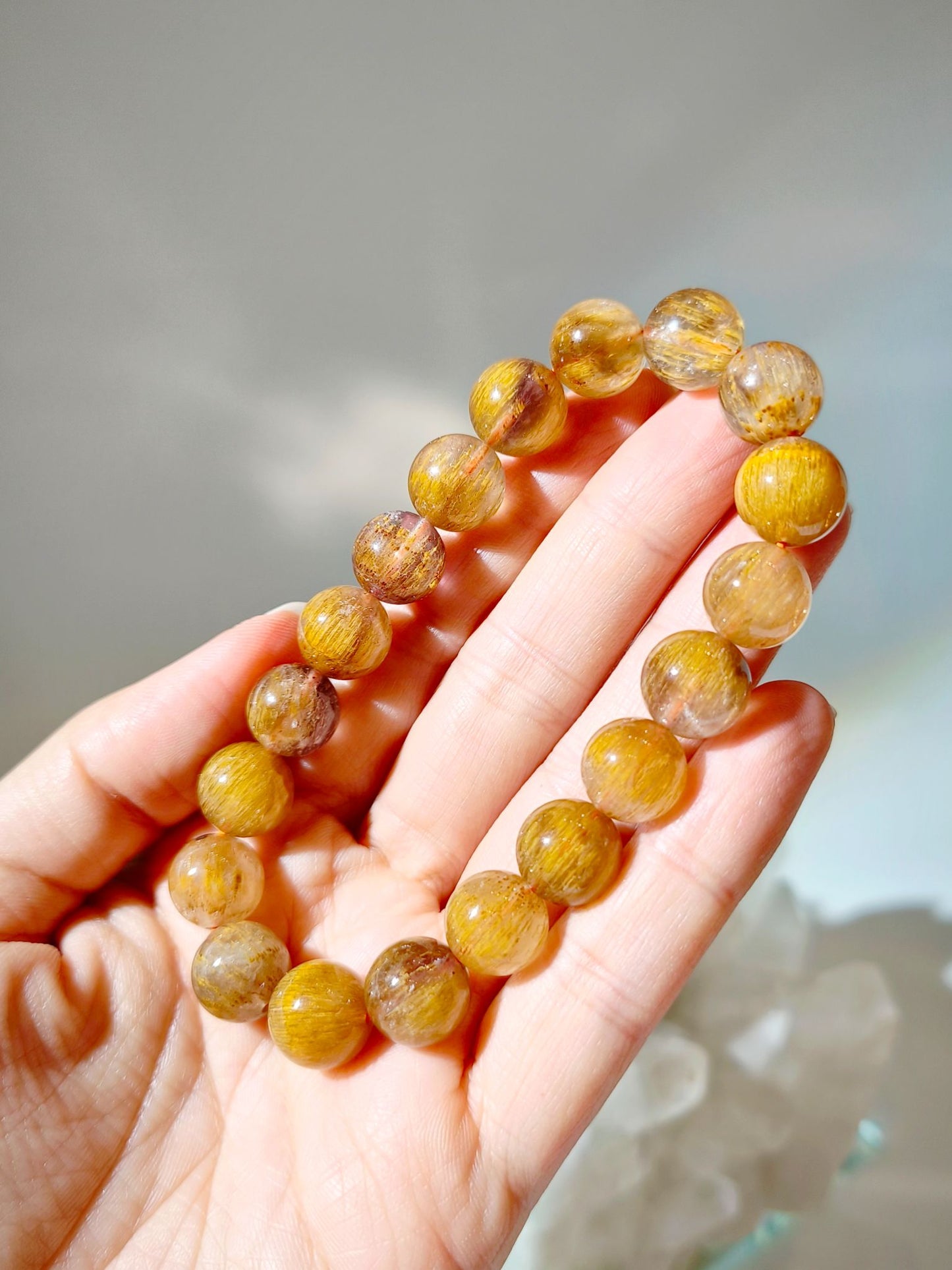金極光23 鈦晶  Golden Rutilated Quartz namucrystal 南無水晶 金鈦晶功效 脈輪水晶 什麼是極光23 auralite23 太陽輪功效