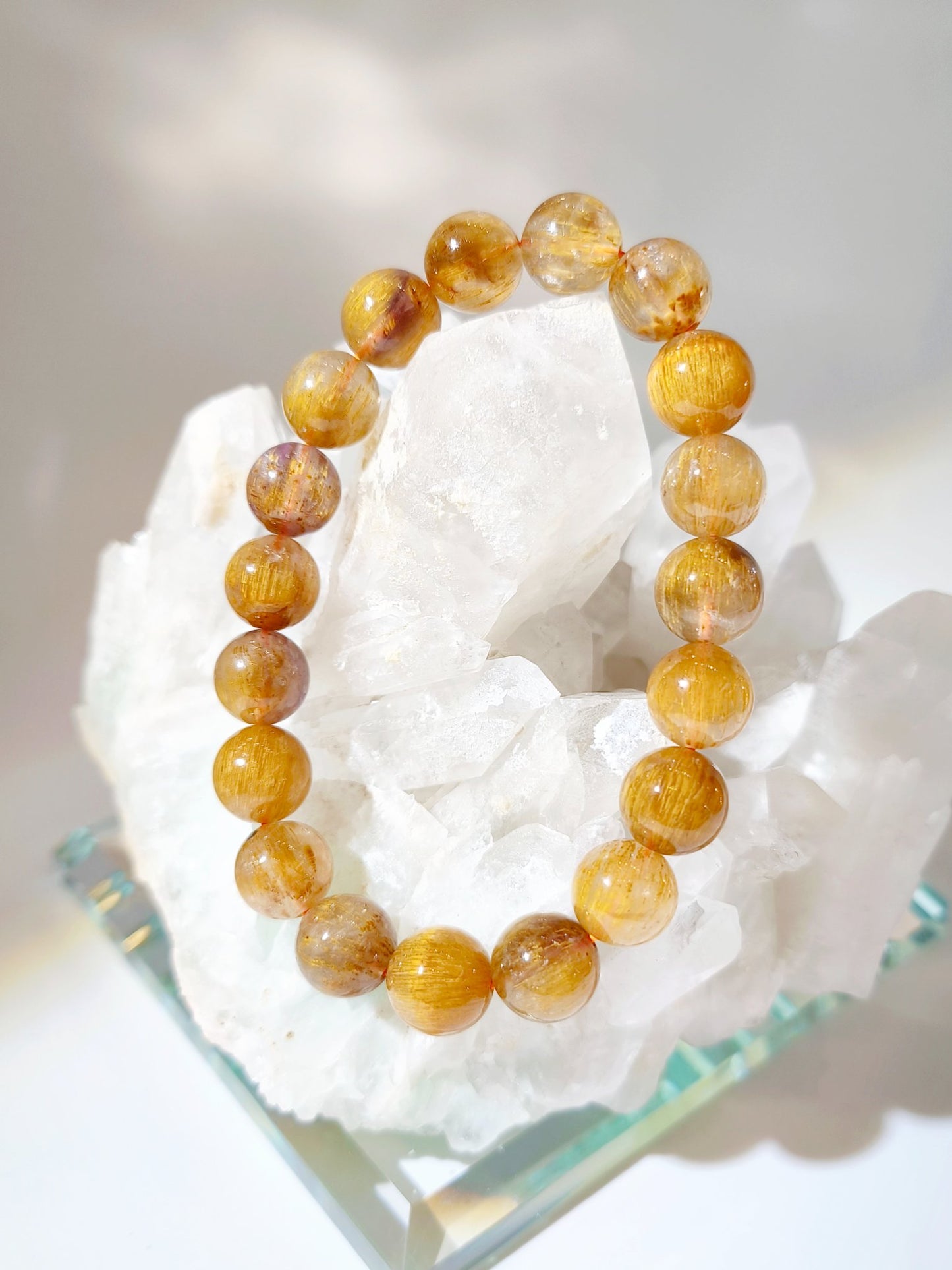 金極光23 鈦晶  Golden Rutilated Quartz namucrystal 南無水晶 金鈦晶功效 脈輪水晶 什麼是極光23 auralite23