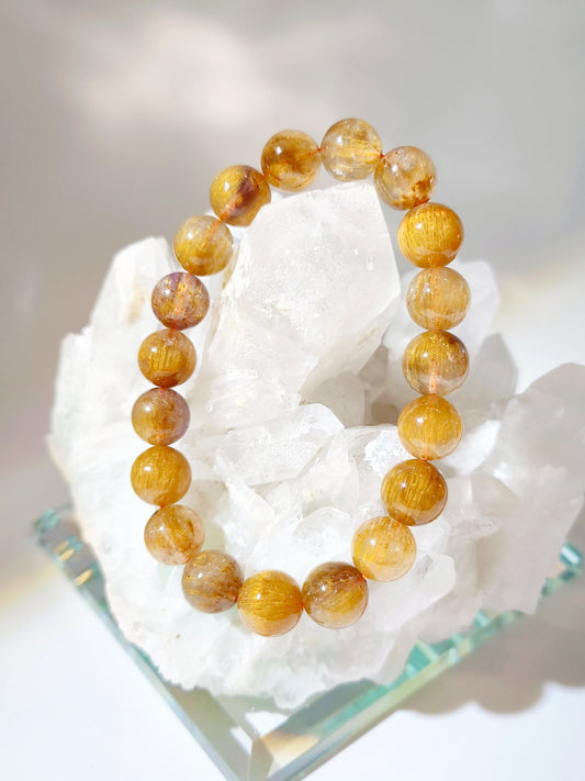 金極光23 鈦晶  Golden Rutilated Quartz namucrystal 南無水晶 金鈦晶功效 脈輪水晶 什麼是極光23 auralite23