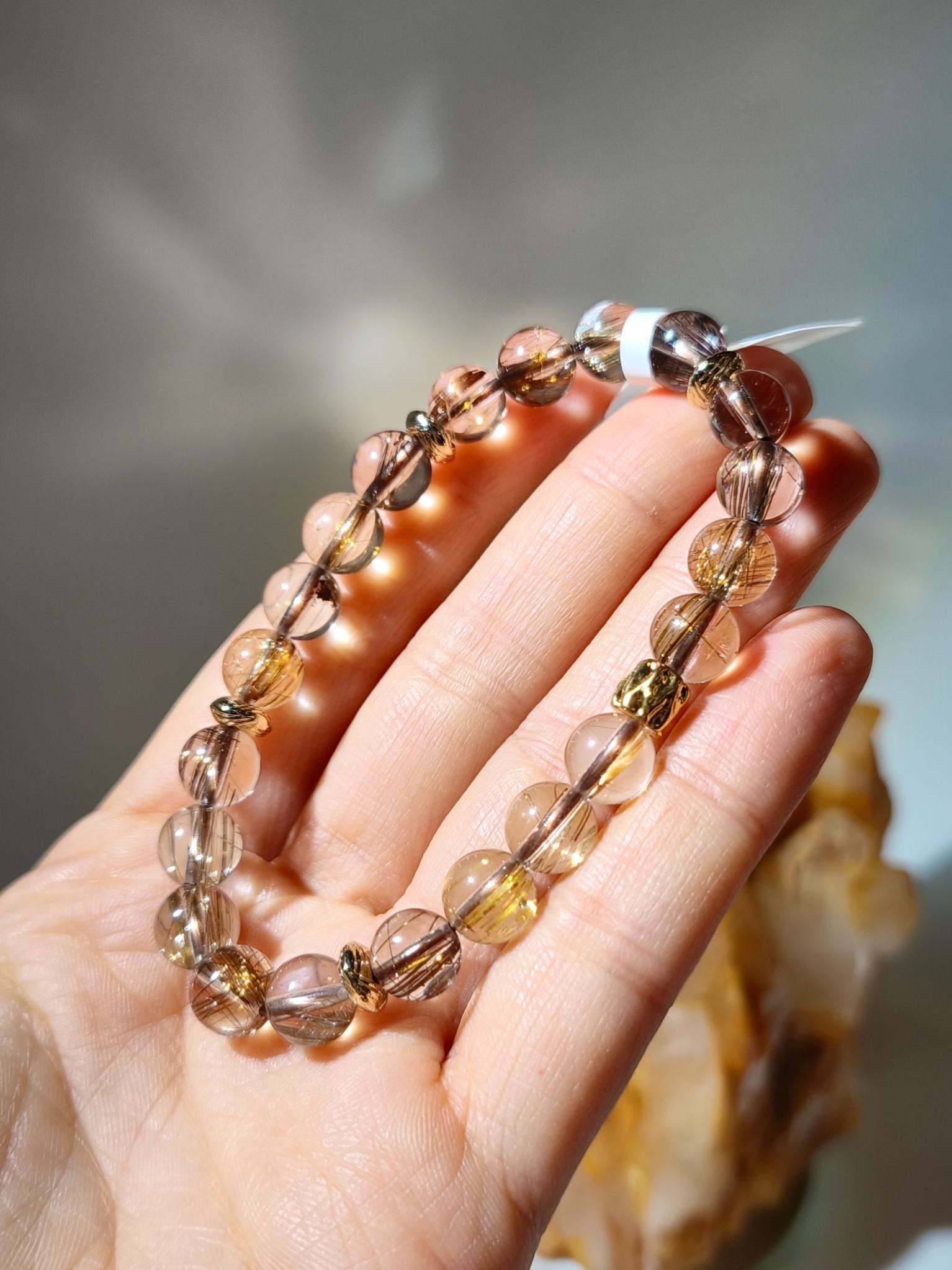 咖啡金鈦晶 鈦晶 Golden Rutilated Quartz namucrystal 南無水晶 金鈦晶功效 