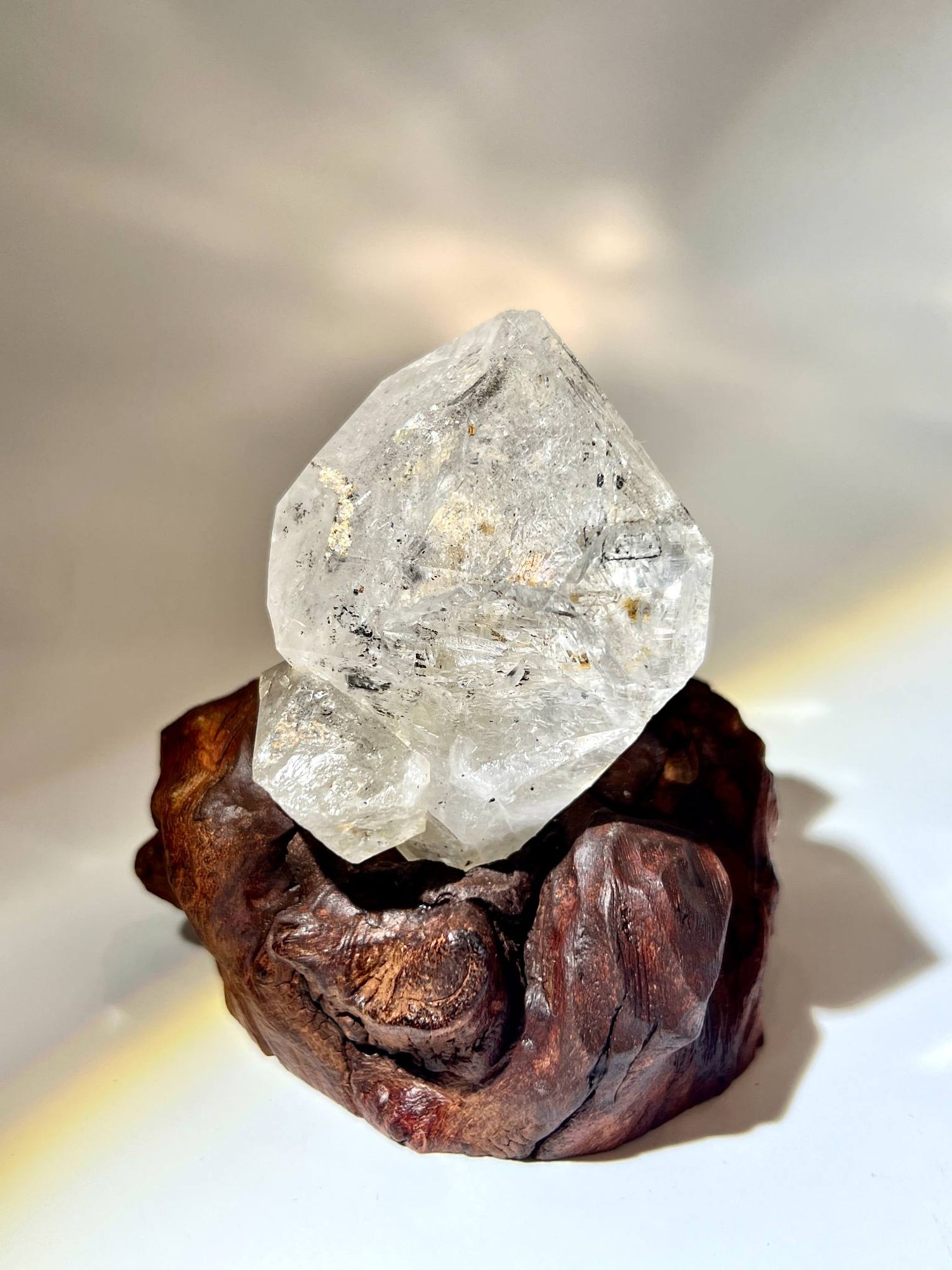 骸骨閃靈鑽 骸骨水晶 skeletal Herkimer diamond 赫基蒙閃靈鑽 閃靈鑽 香港閃靈鑽 白水晶 白晶 水晶 天然水晶 南無水晶 namucrystal 骨幹水晶 骨幹閃靈鑽 香港水晶店 record keeper