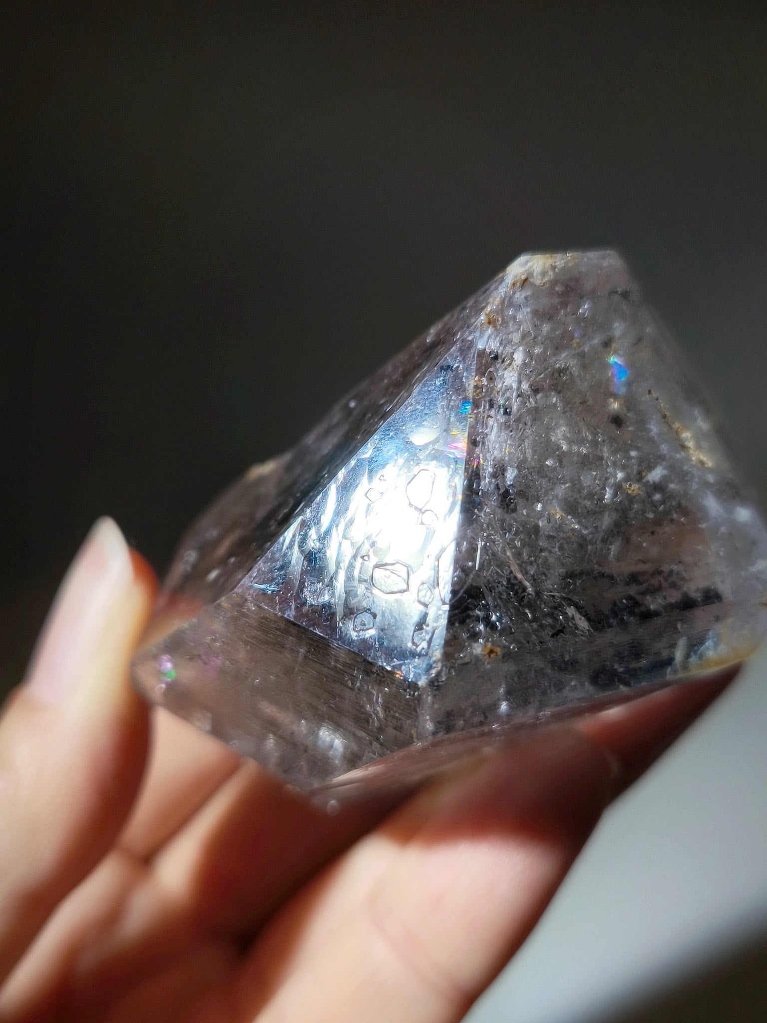 閃靈鑽 香港閃靈鑽 閃靈鑽原石 香港水晶 水晶香港 淨化水晶 天然水晶 herkimerdiamond