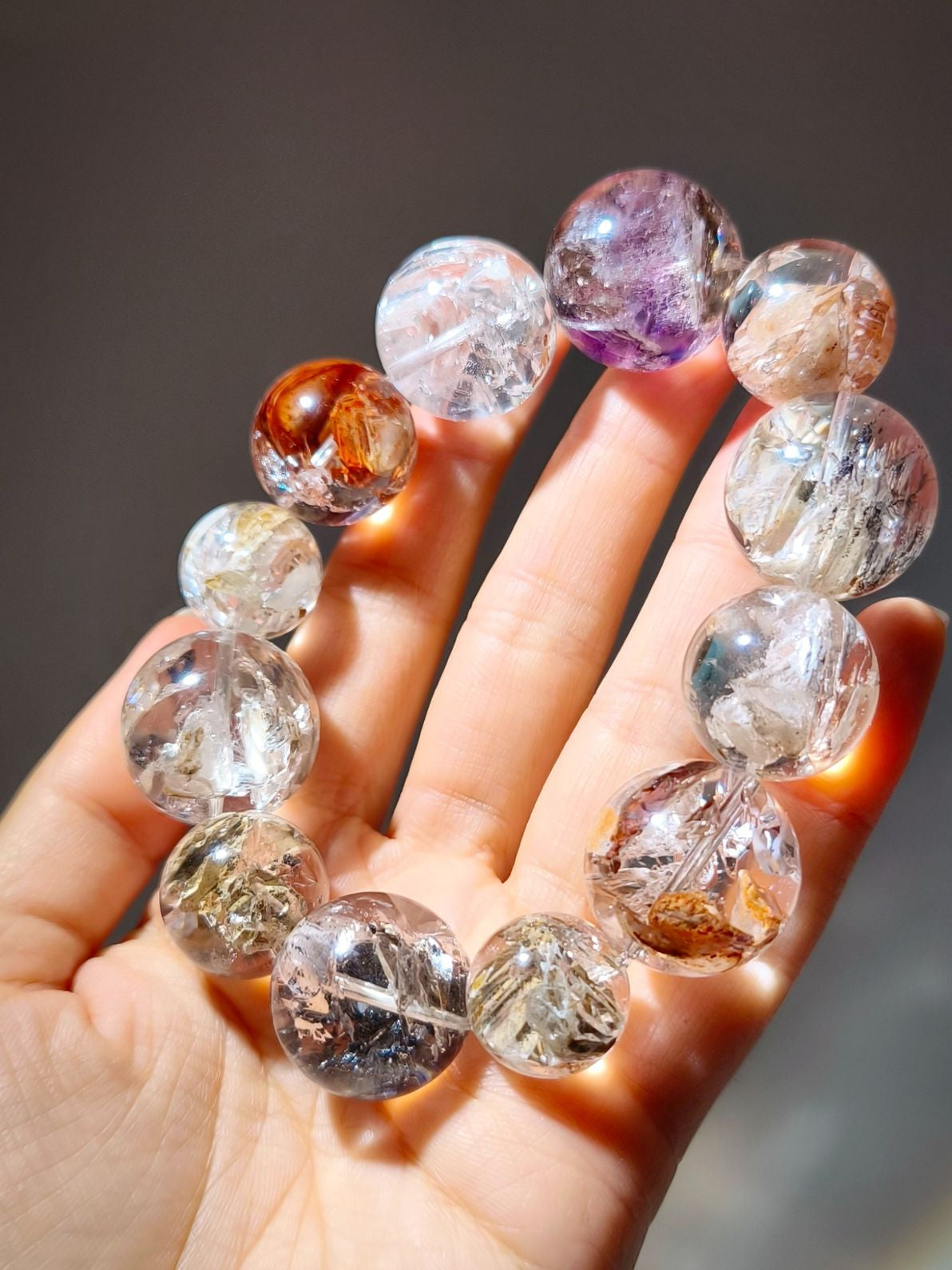 Skeletal Fenster Bracelet 定制骸骨水晶手串 南無水晶 骸骨水晶是什麽 骸骨水晶功效 粉紅礦物泥 骸骨水晶礦物泥